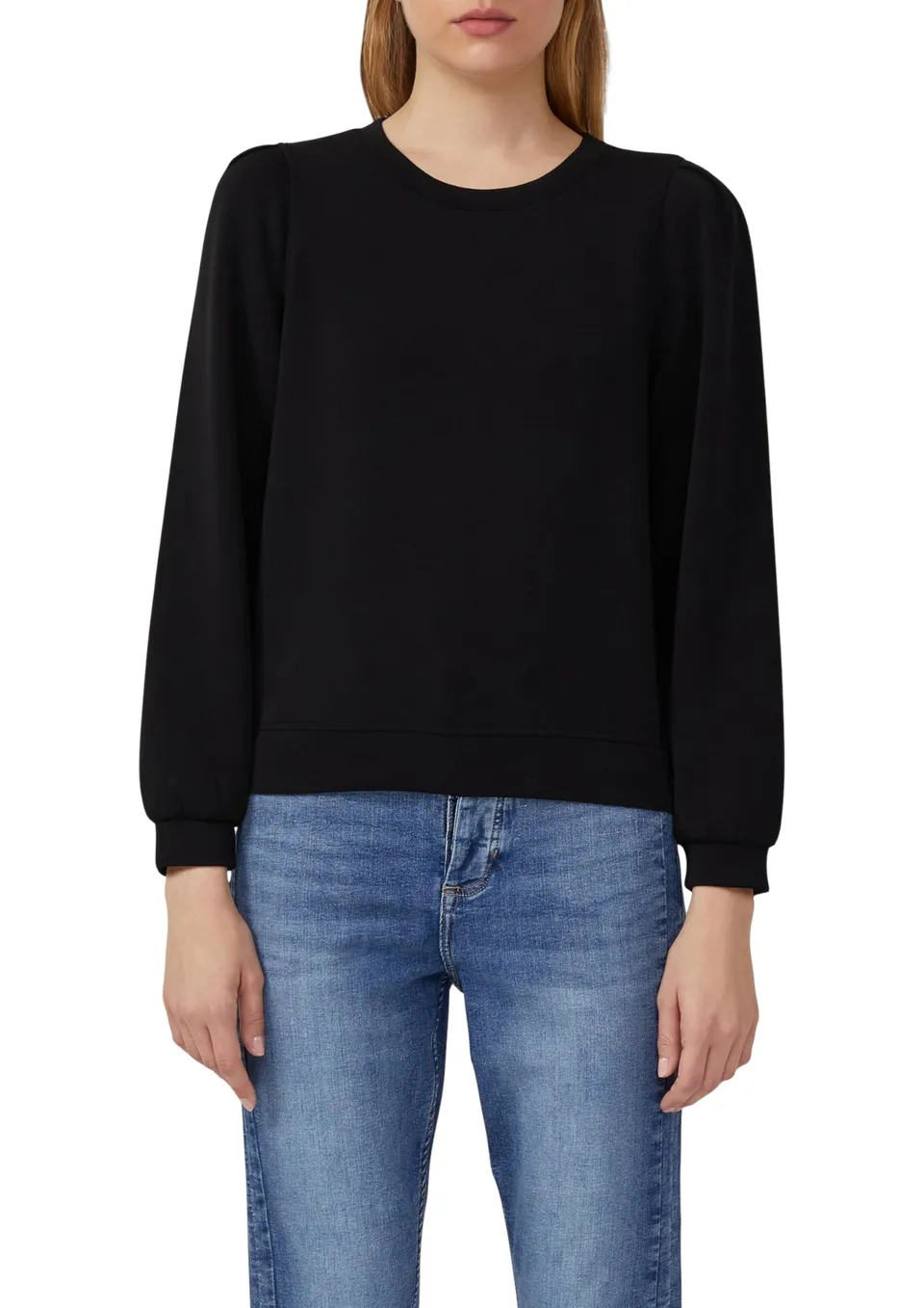 s.Oliver Junior Scuba-Sweatshirt Puffärmel Modalmix