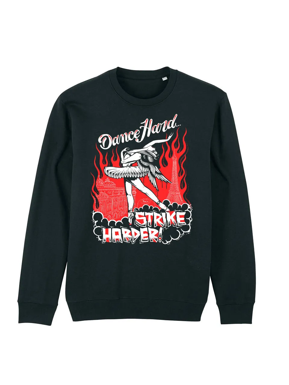 dna merch Paris Ballerina Strike Sweatshirt Baumwolle Protest