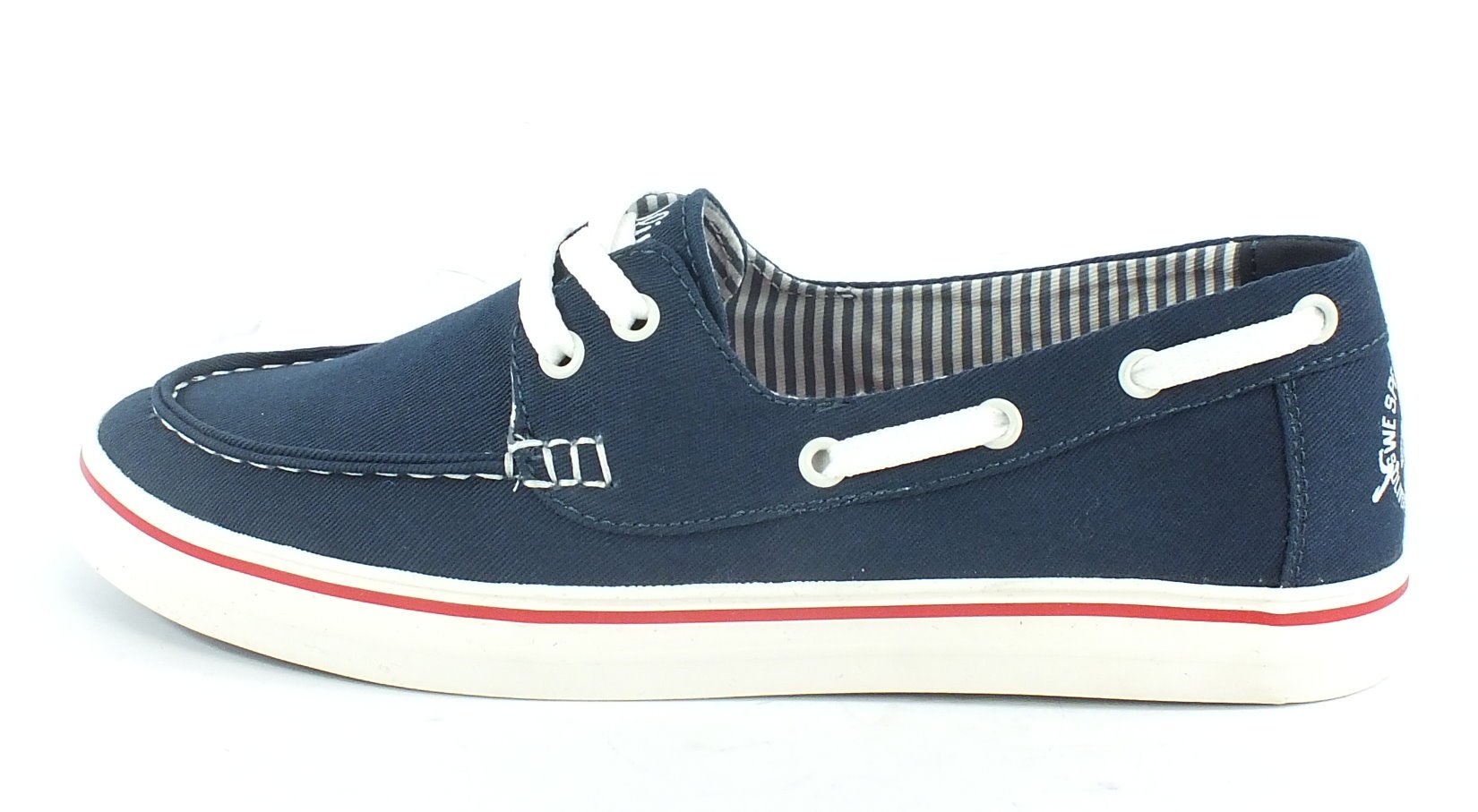 s.Oliver Junior Sneaker blau Textil für Kinder