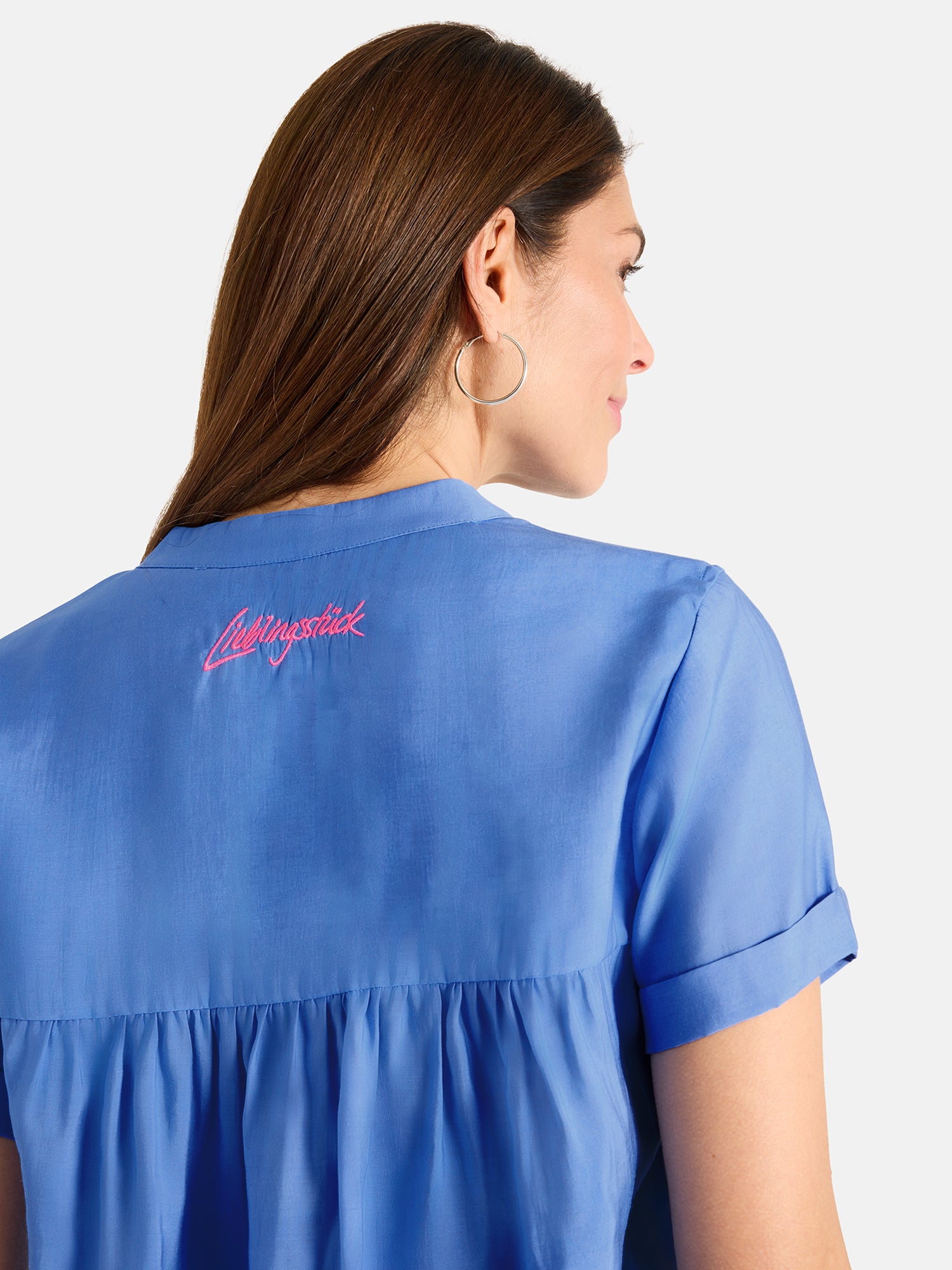 Lieblingsstück AlaisL Bluse Baumwollmix royal blue