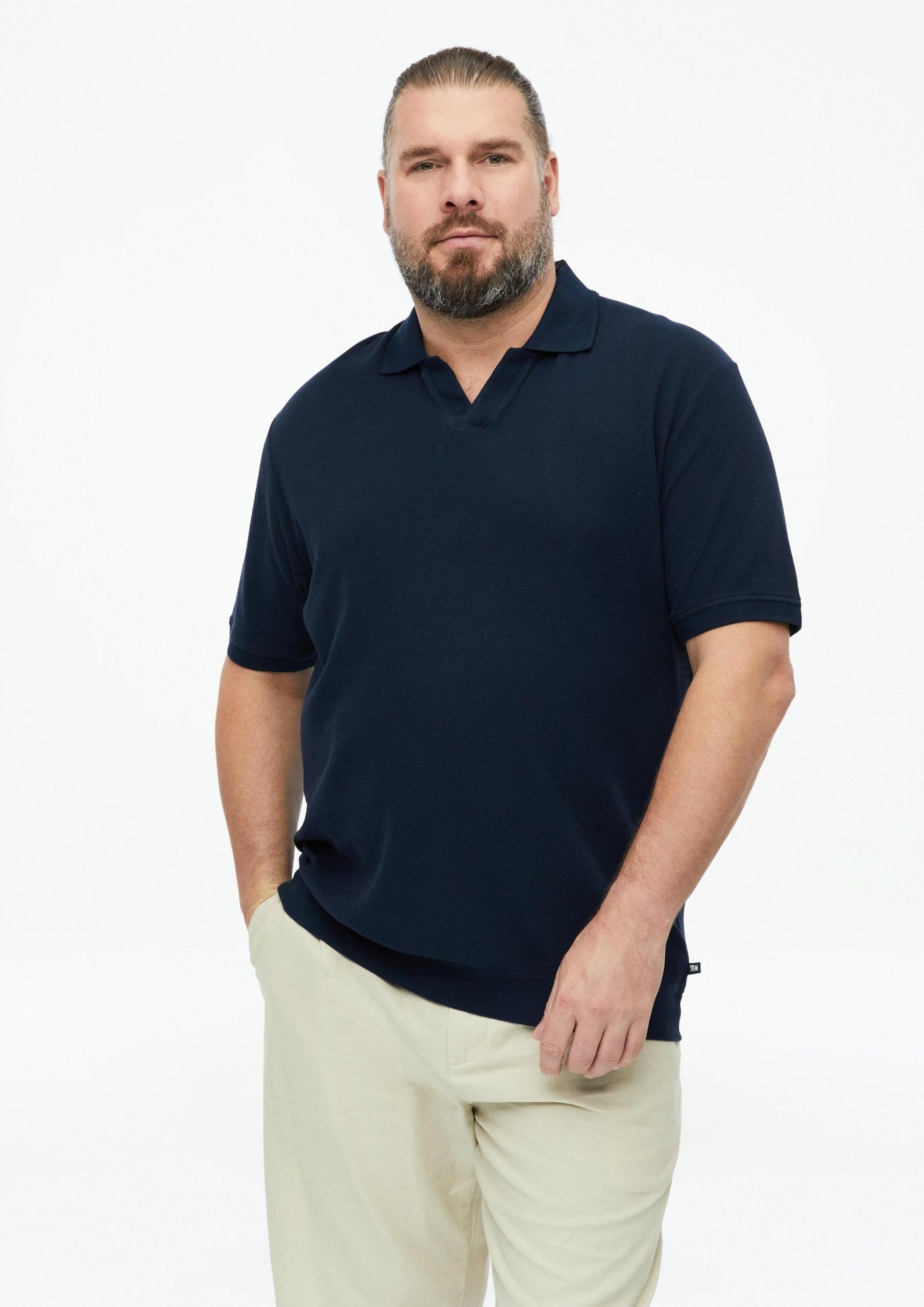 s.Oliver Junior Poloshirt Herren Waffelpiqué Baumwolle
