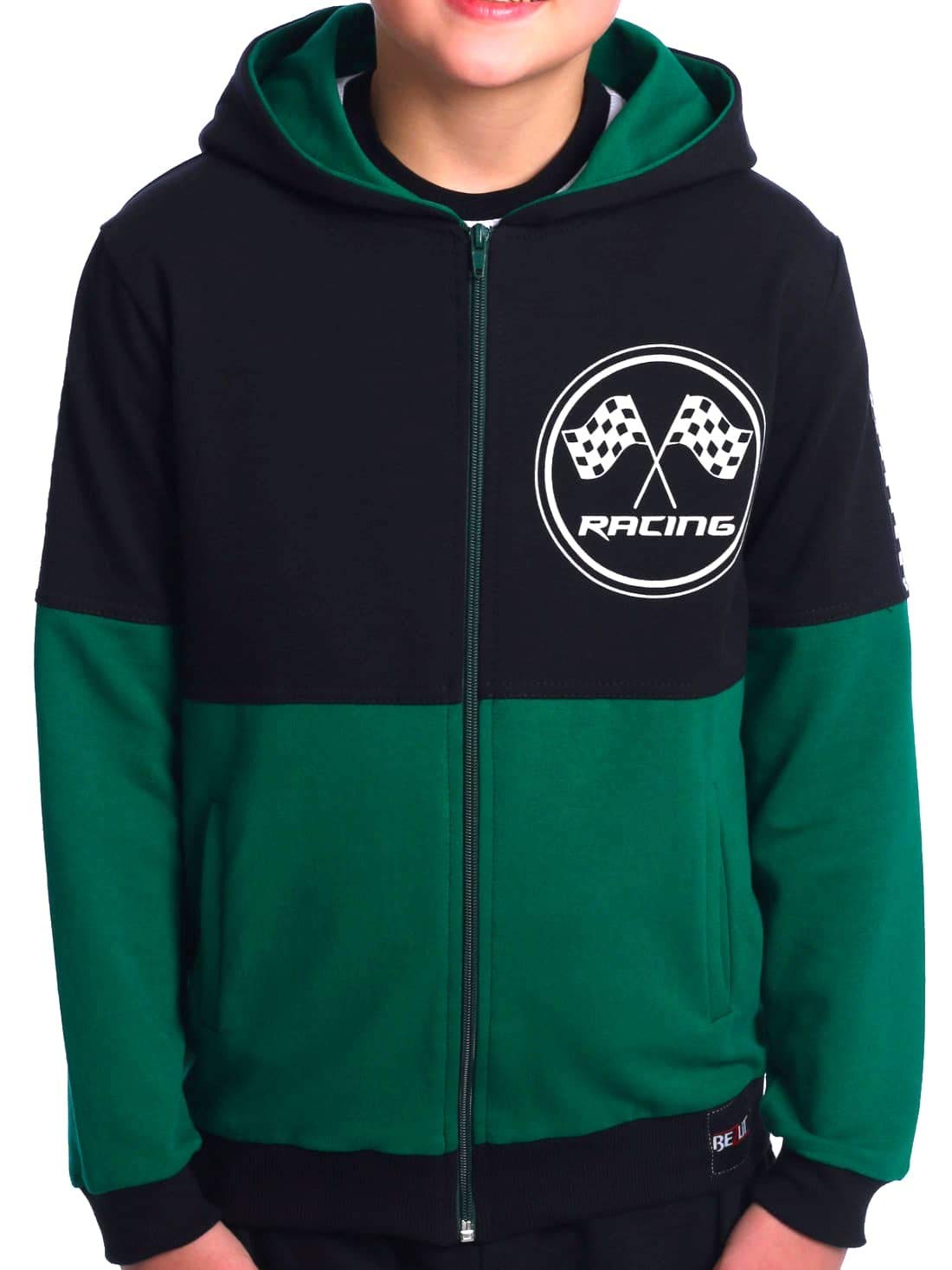 BEZLIT Racing Print Sweatjacke mit Kapuze 104-164 für Jungen