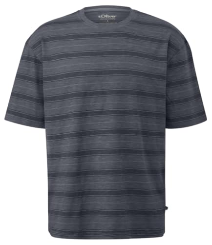 s.Oliver 2185901 T-Shirt gestreift Braun 3XL