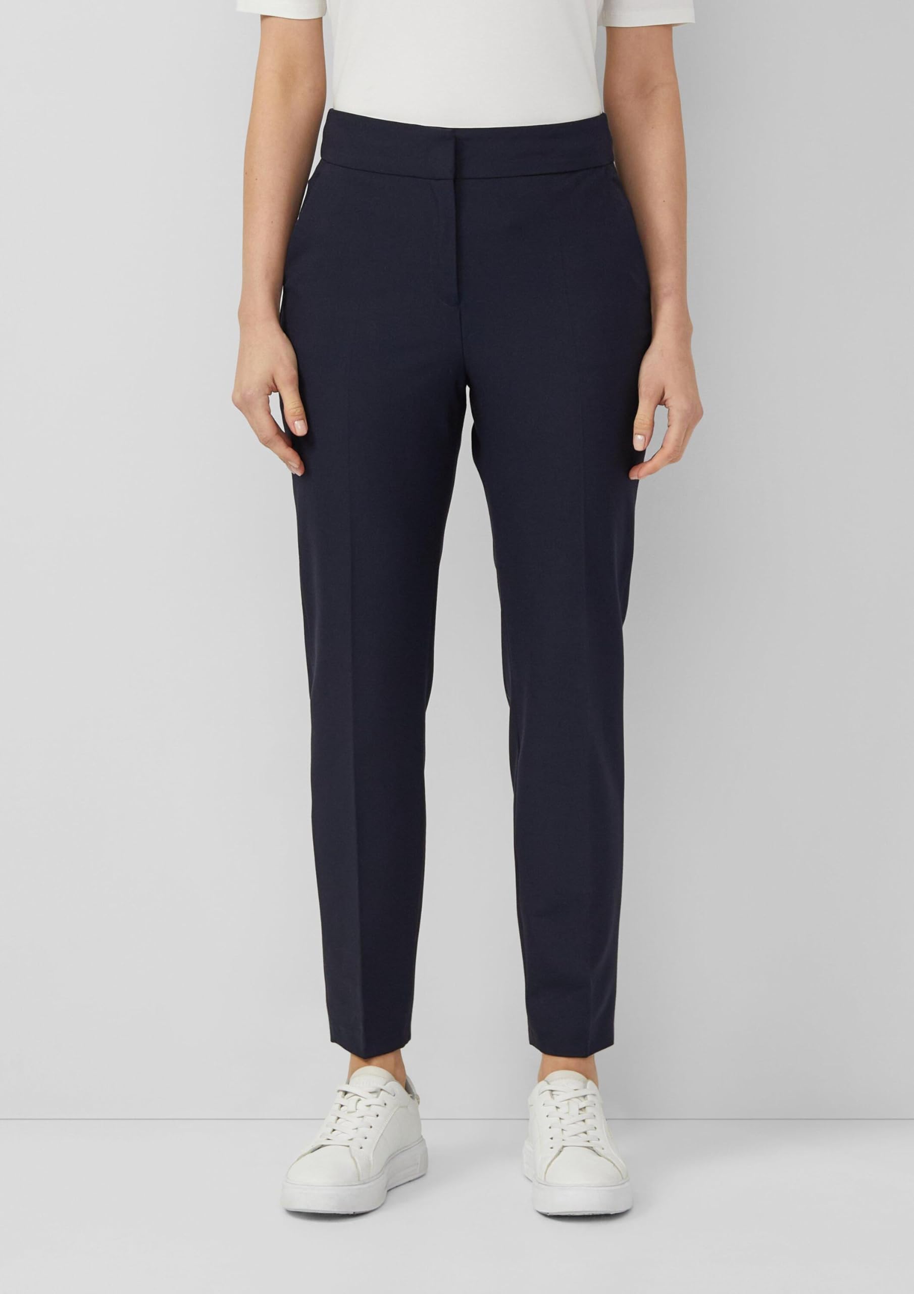 s.Oliver 2175698 Hose Slim Fit 7/8 Größe 38 navy