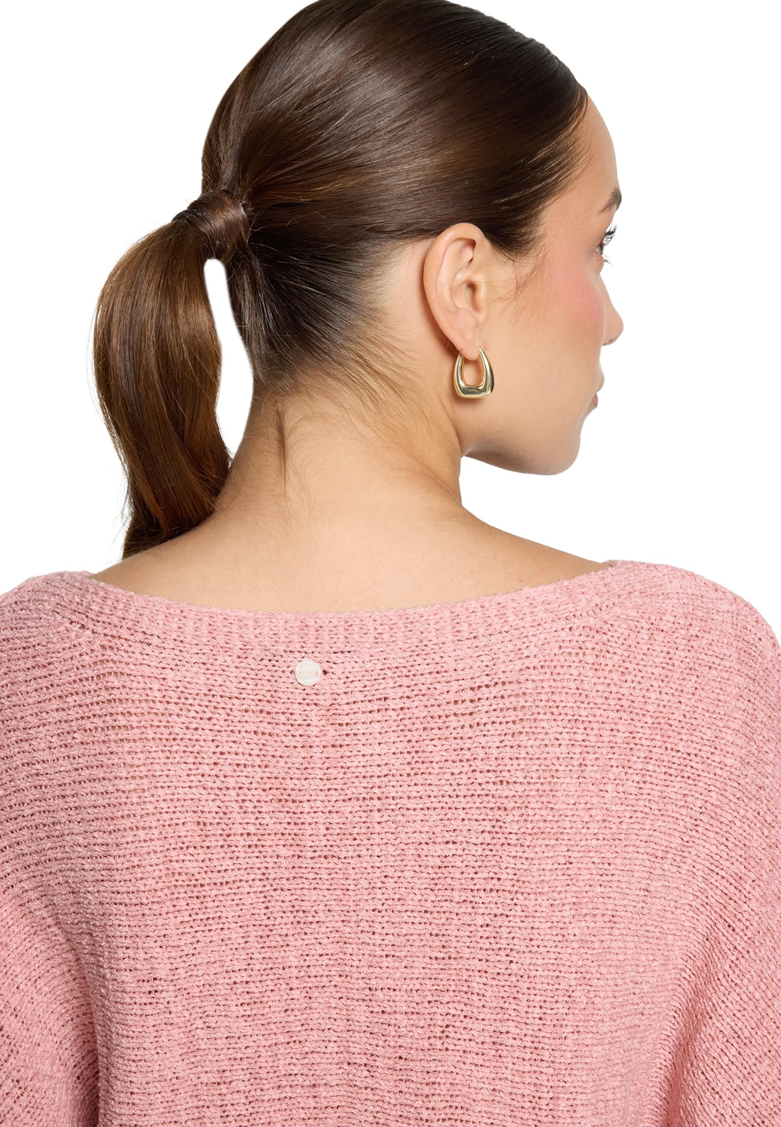 zero Grobstrick-Pullover Fledermaus Pullover L weit