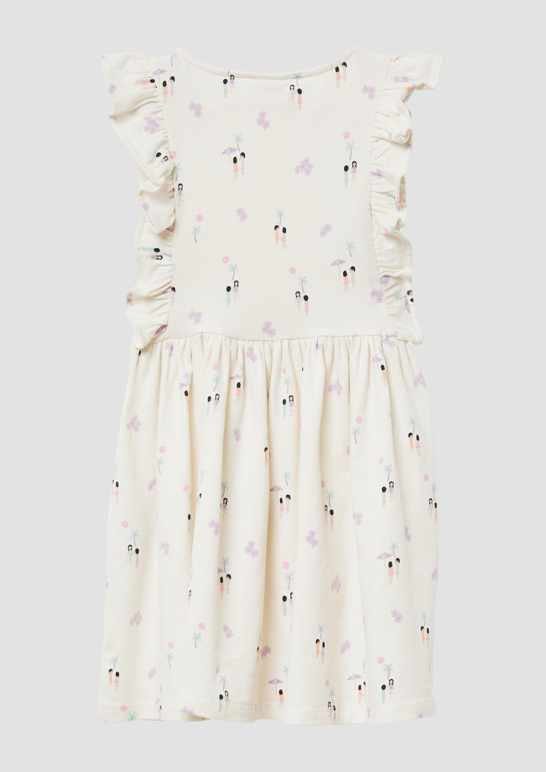 s.Oliver RED LABEL Kleid Volant Gr.128 Print