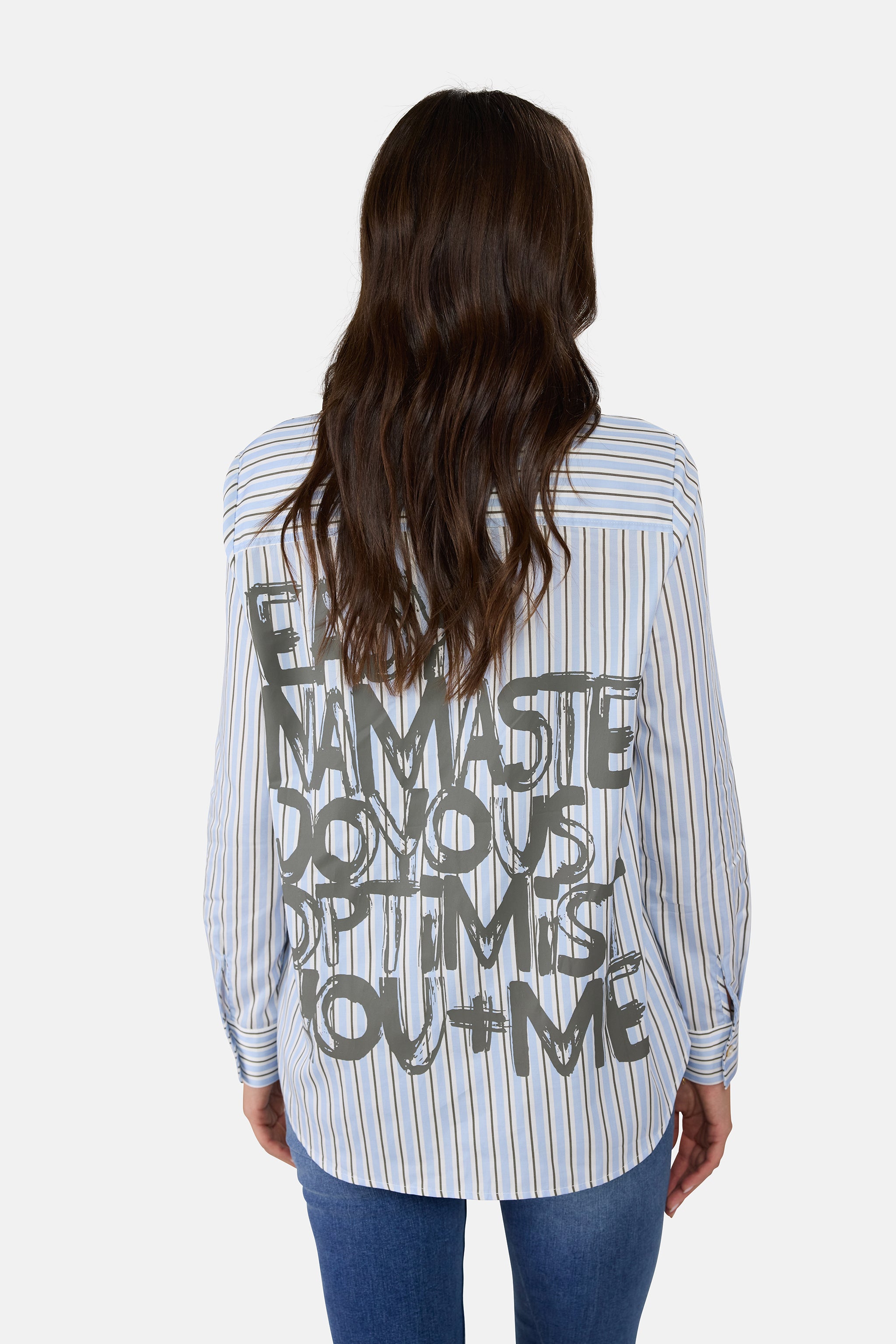 Lieblingsstück RatiL Bluse offwhite Streifen mit Lyocell