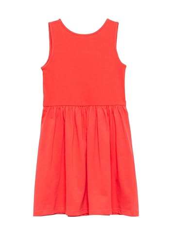 s.Oliver RED LABEL Materialmix-Kleid Kleid Rot 92 Schleifen-Detail