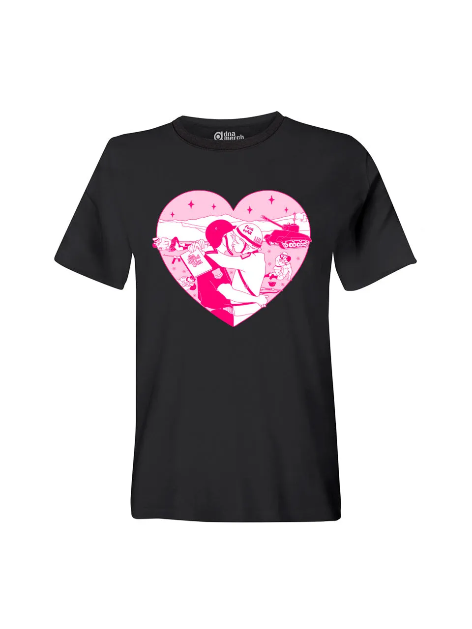 dna merch Freude am Frieden Alex Comfort T-Shirt schwarz