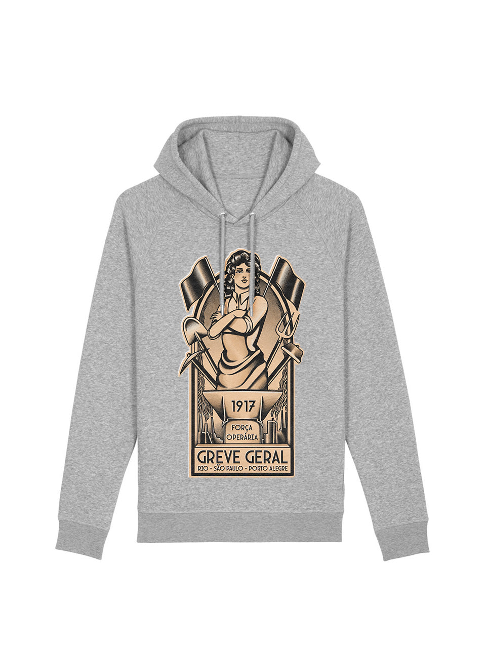 dna merch Força Operária Brasilien 1917 Kapuzenpullover