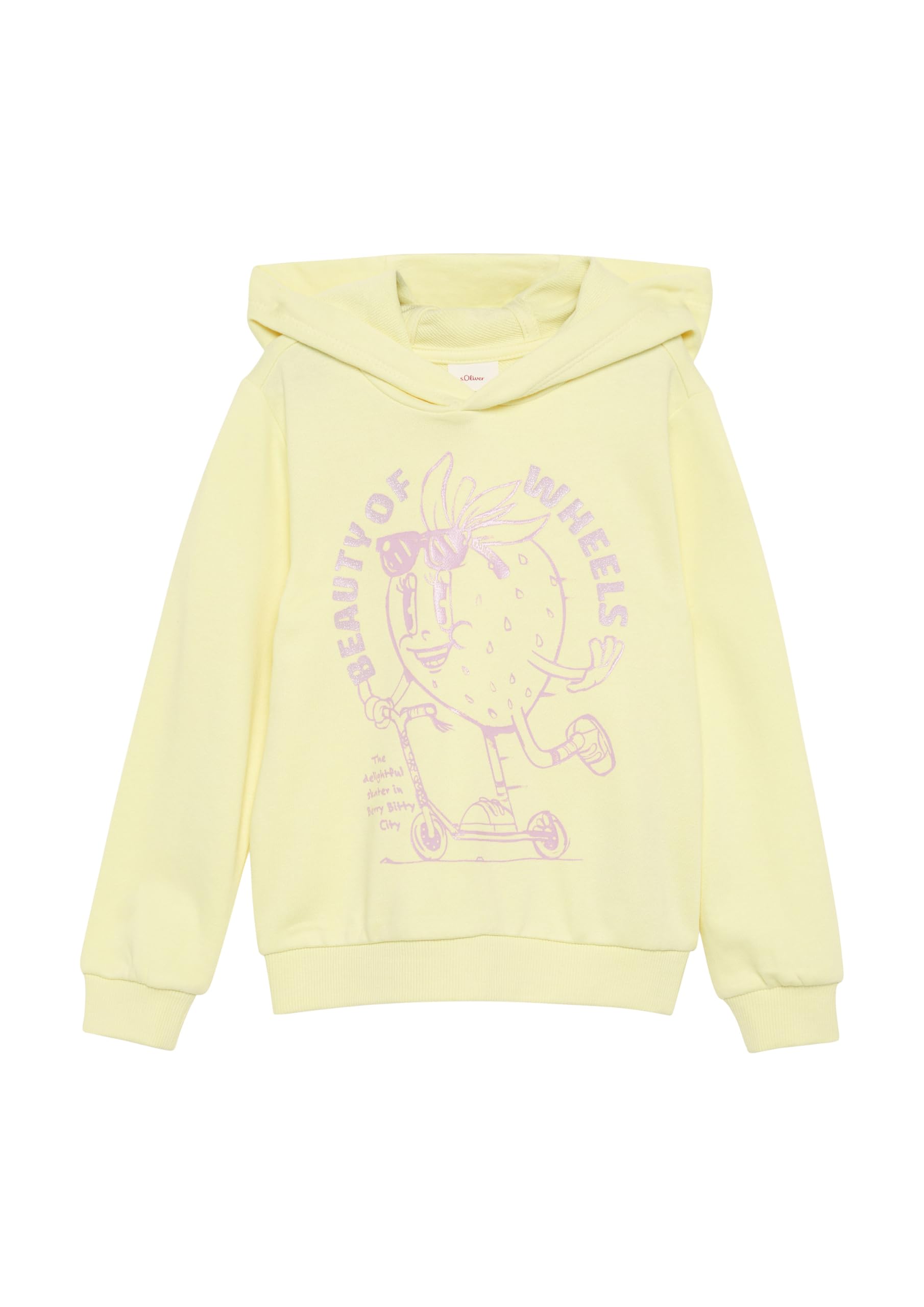 s.Oliver Hoodie Glitzerprint Kapuze Kinder