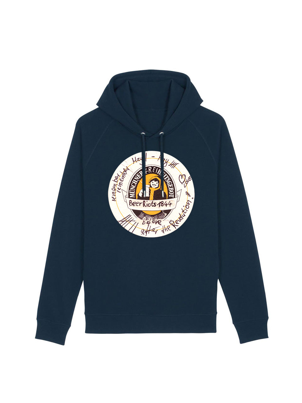 dna merch Münchner Bieraufstände Kapuzenpullover Geschichte
