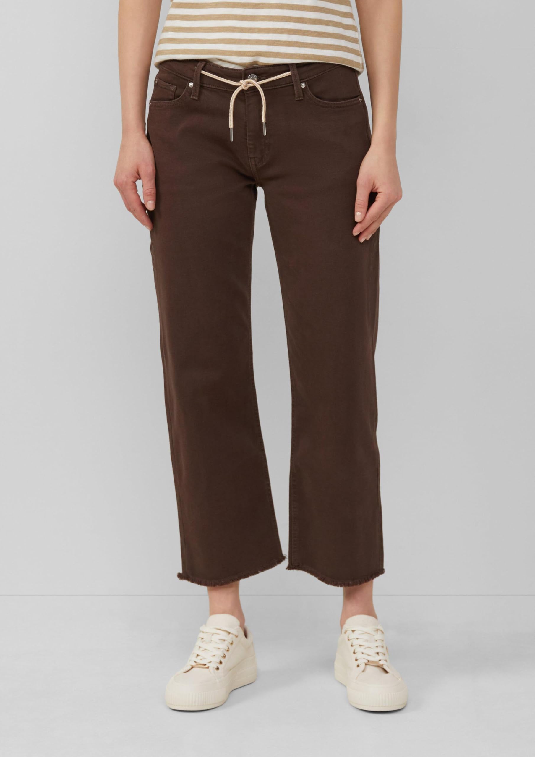 s.Oliver Karolin Cropped Jeans Regular Fit offener Saum
