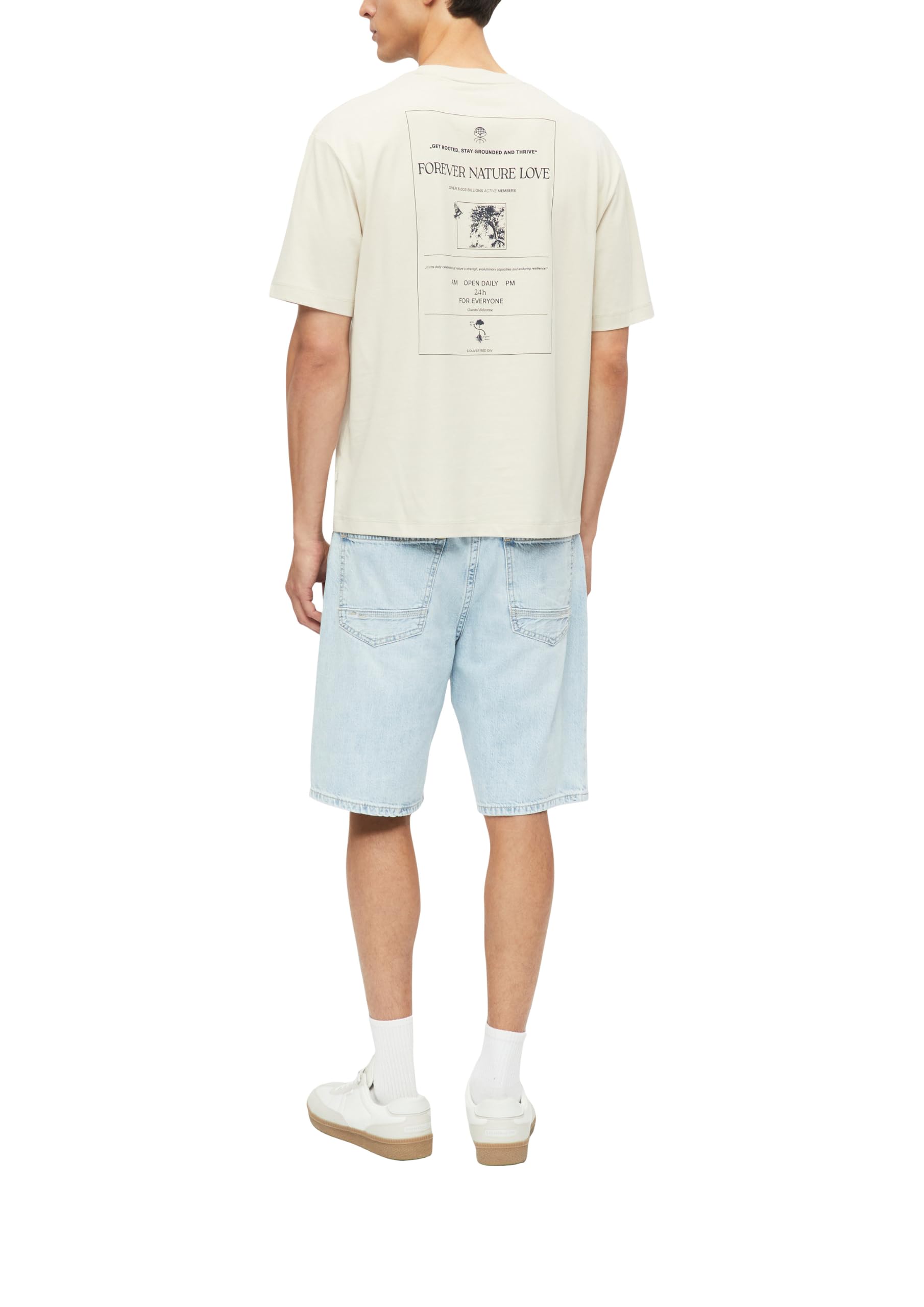 s.Oliver Junior Print T-Shirt Beige Modern Fit
