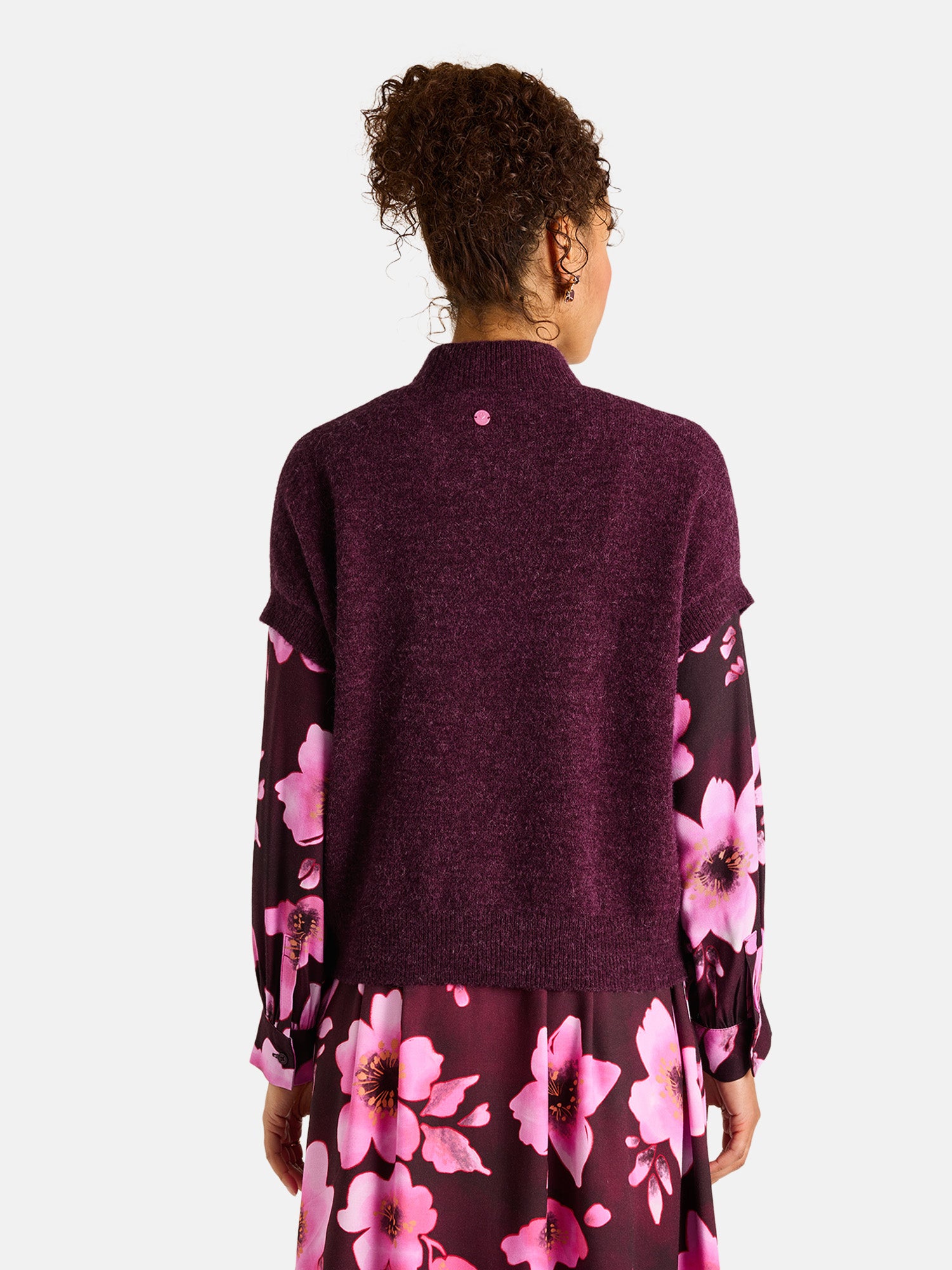 Lieblingsstück BangaL Kurzarm-Pullover Alpakamix fig