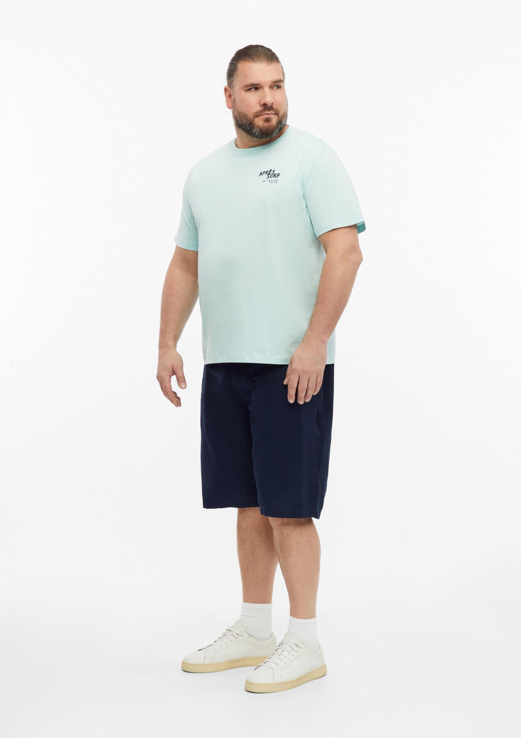 s.Oliver 2181153 T-Shirt Print Blue Green