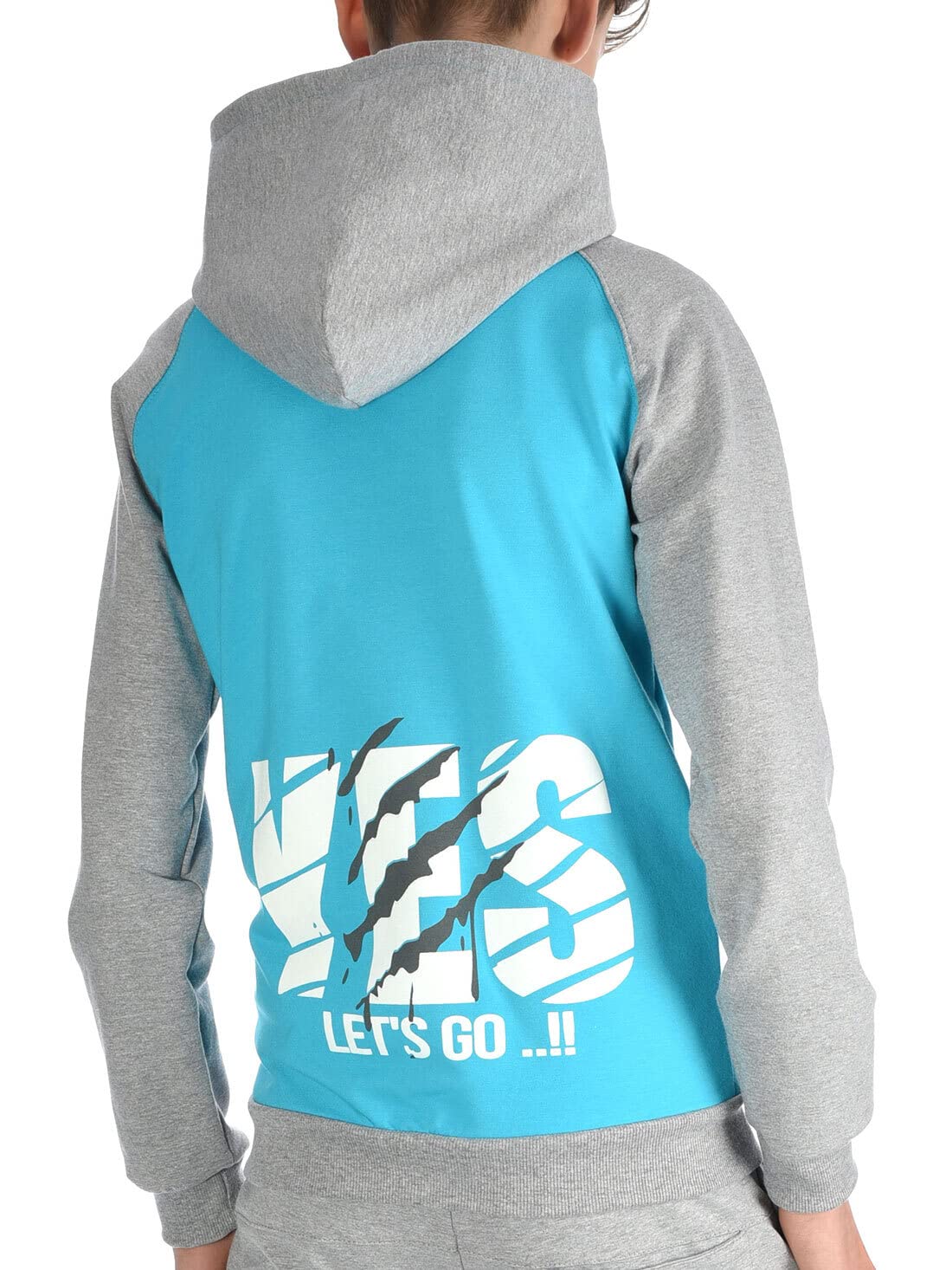 BEZLIT YES Sweatjacke mit Kapuze Gr. 122 Reißverschluss