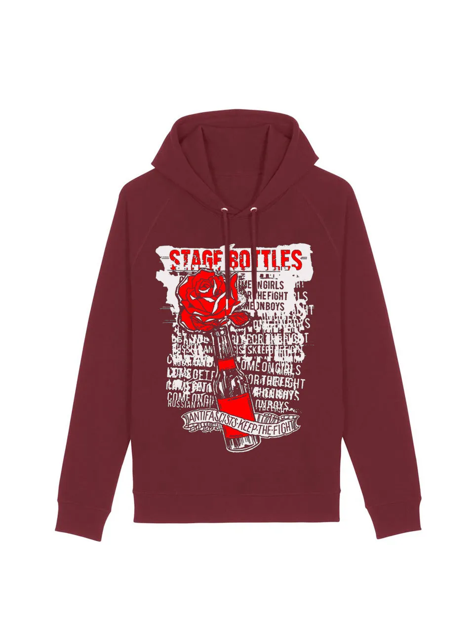 dna merch Stage Bottles Hoodie Antifascists Keep The Fight