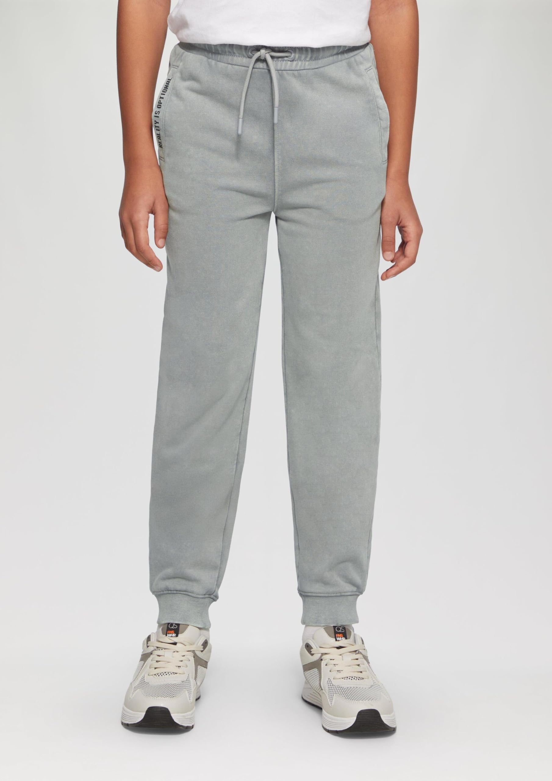 s.Oliver Junior Jogginghose gewaschen mit Print 