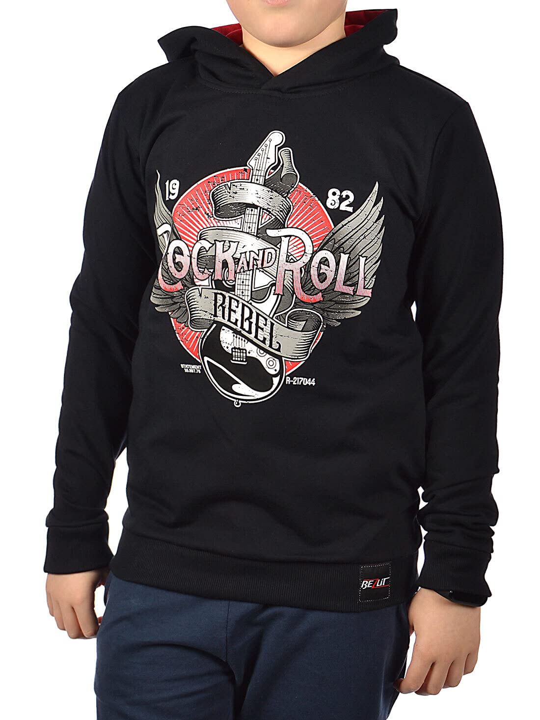 BEZLIT Rock and Roll Rebel Hoodie Gr. 134 aus Baumwolle
