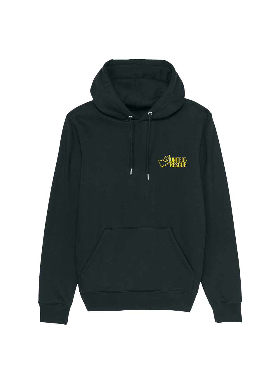 dna merch United4Rescue Logo klein Hoodie French Navy Blau