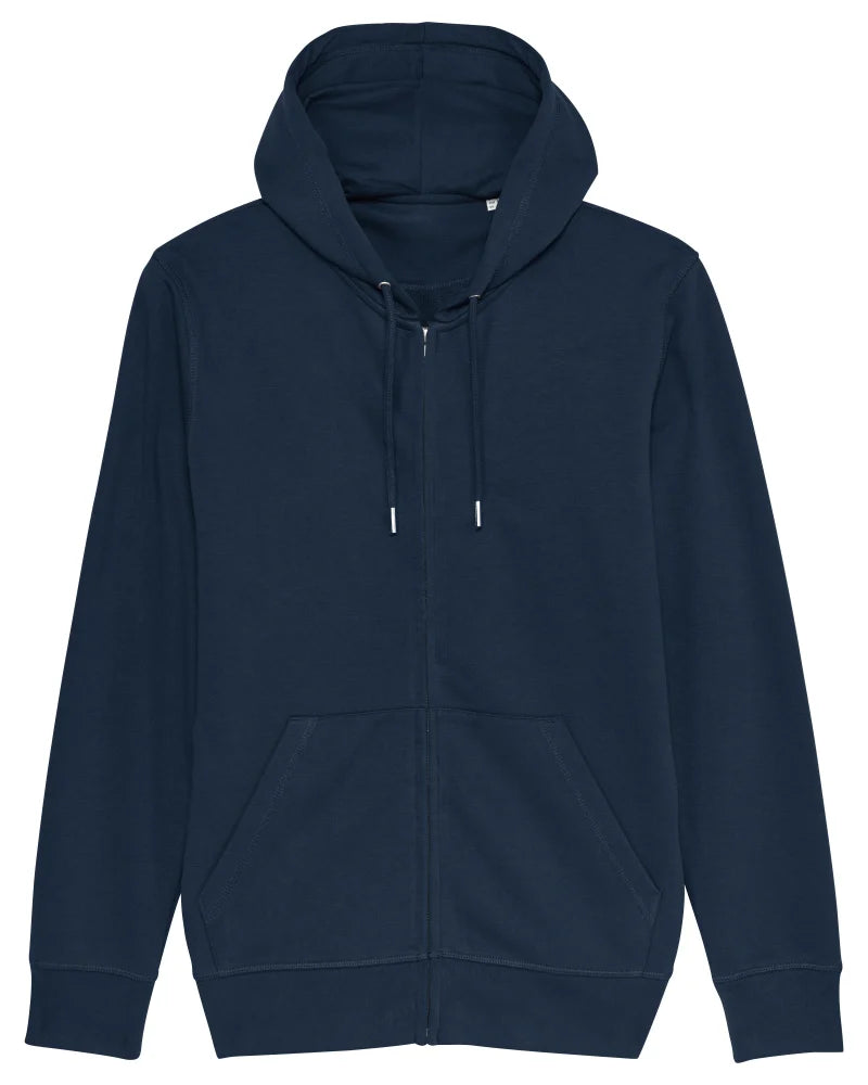 dna merch Basics Kapuzenjacke schwarz Biobaumwolle