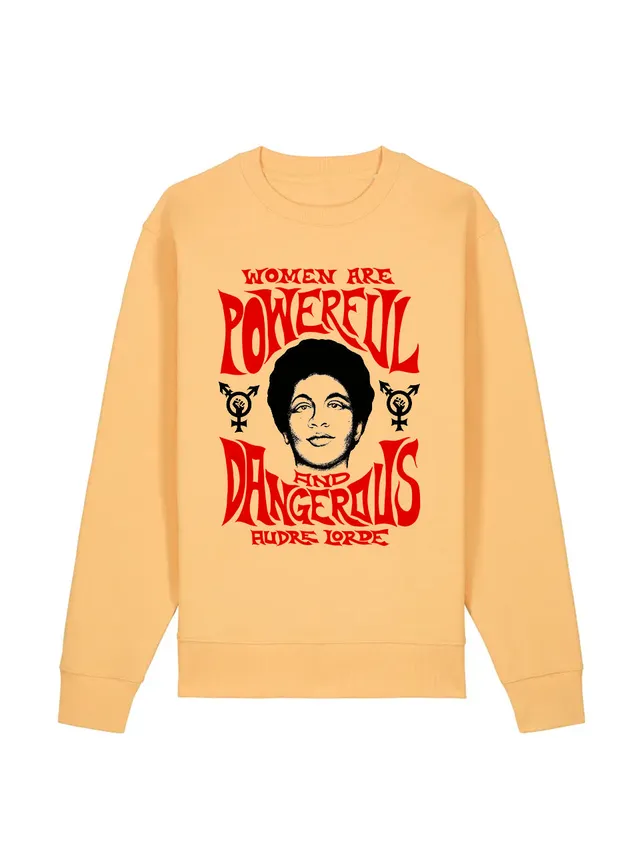 dna merch Powerful Dangerous Sweatshirt Audre Lorde