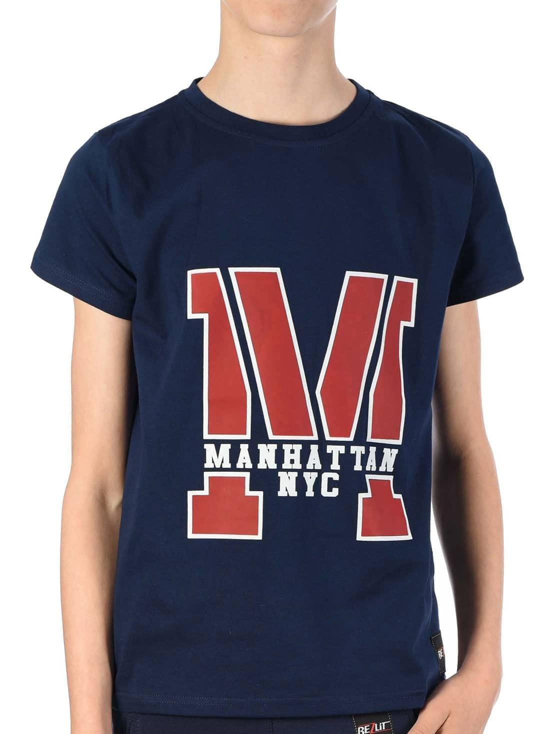 BEZLIT Manhatan 30041 T-Shirt Jungen Kurzarm Weiß 128-134