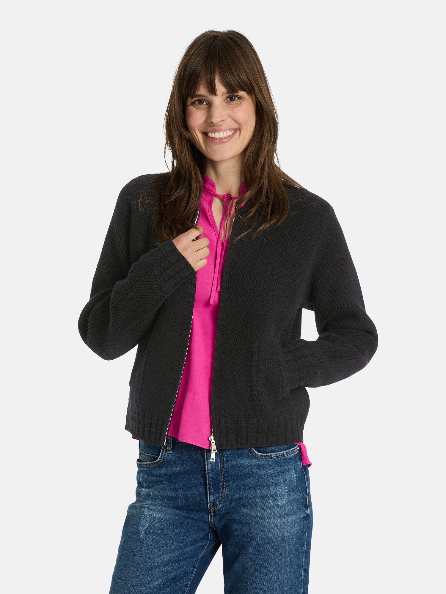 Lieblingsstück SemiramisL Strickjacke Wolle kurz