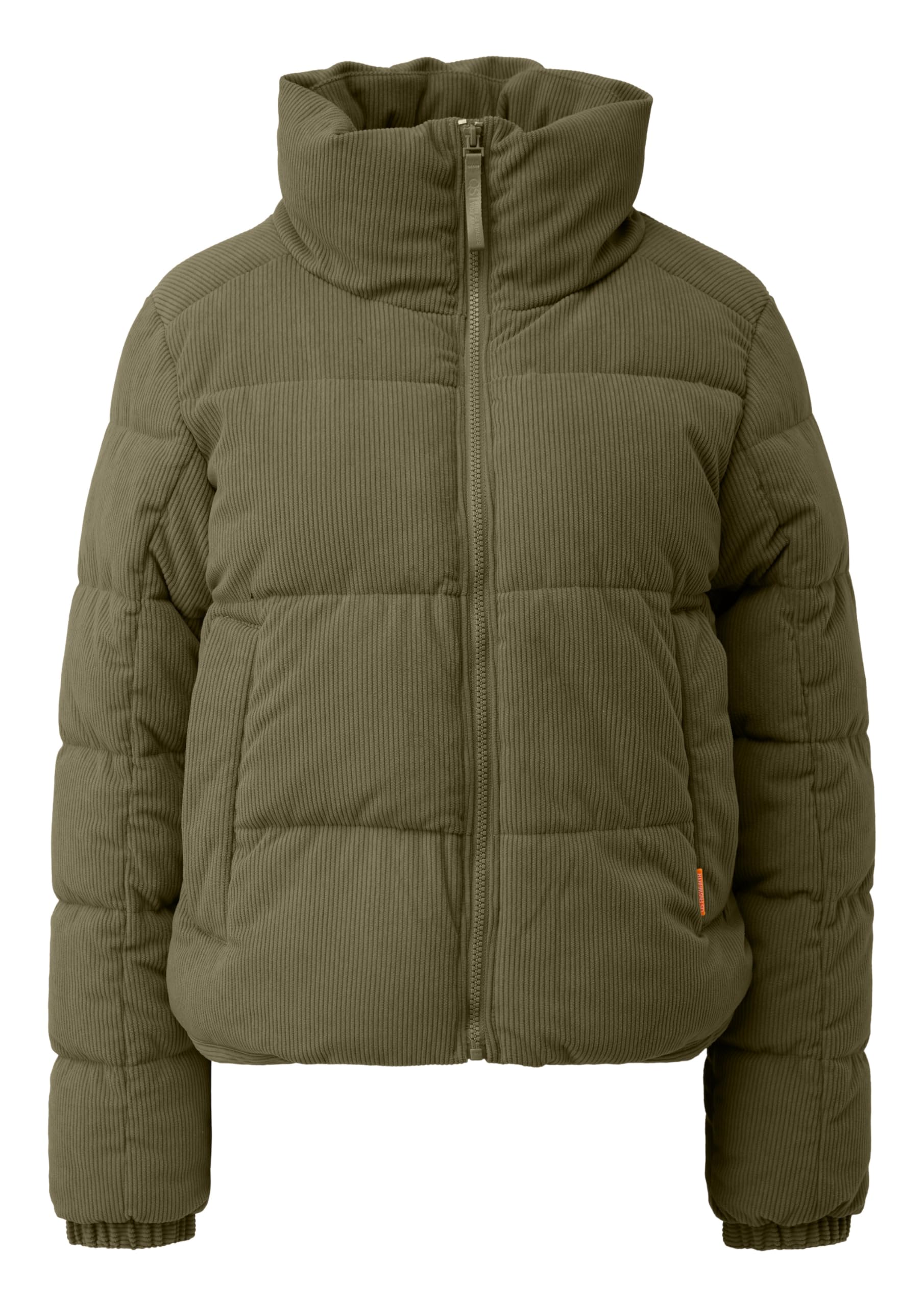 s.Oliver QS Wattierte Cord Steppjacke Oliv Gr. L
