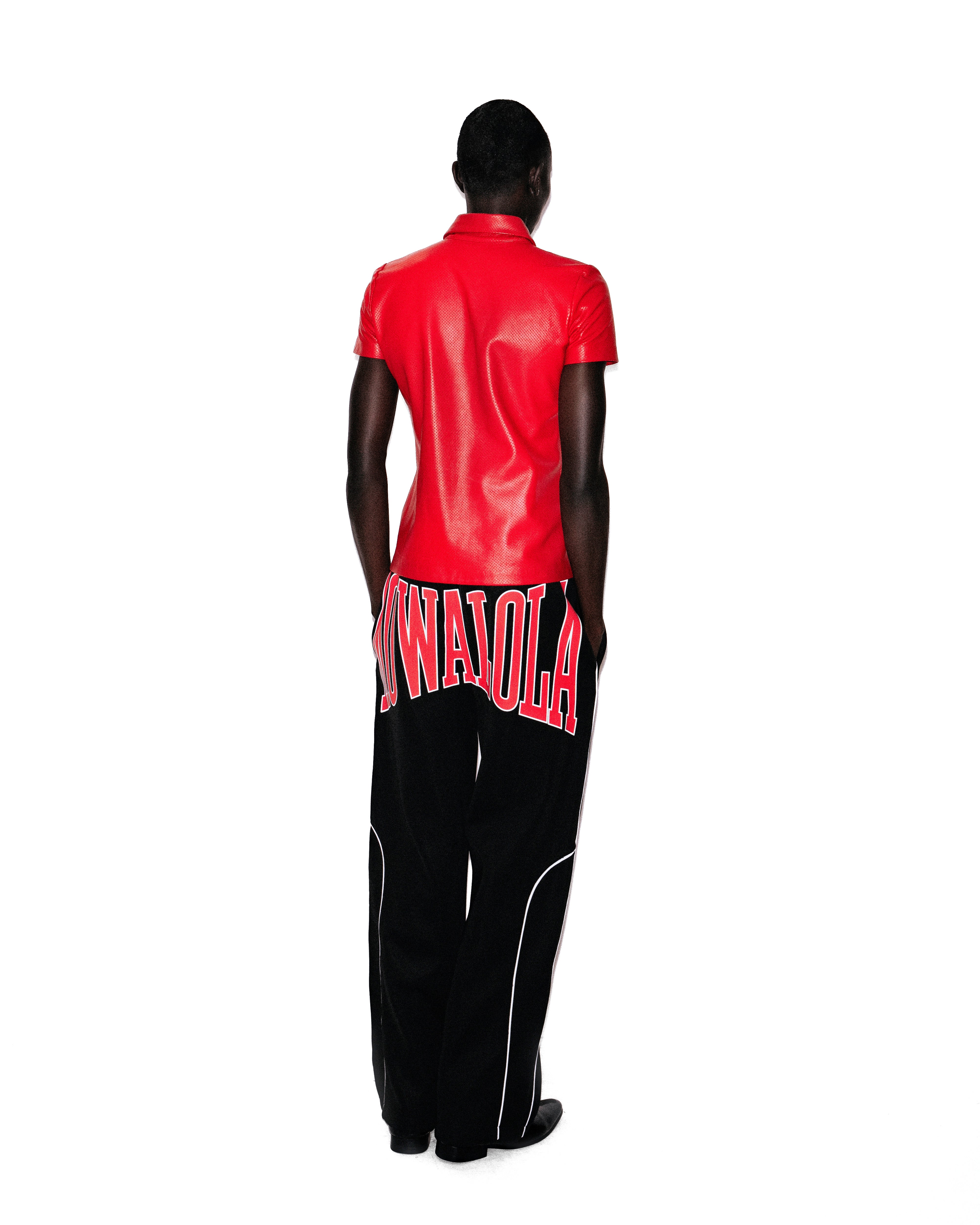 Mowalola Zushi Trackpants Schwarz elastisch