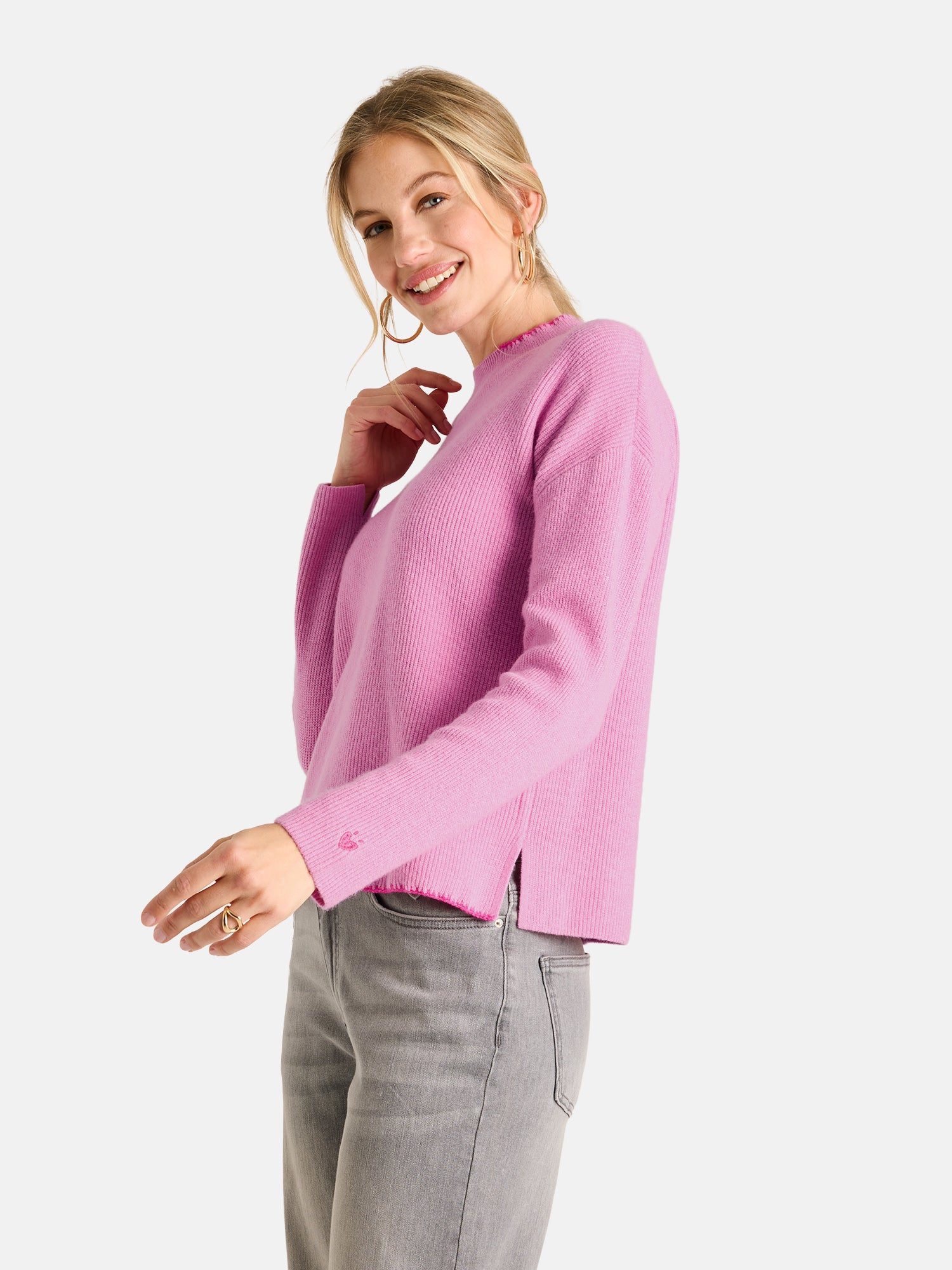 Lieblingsstück MinouL Pullover Elasthan Blooming Pink weich