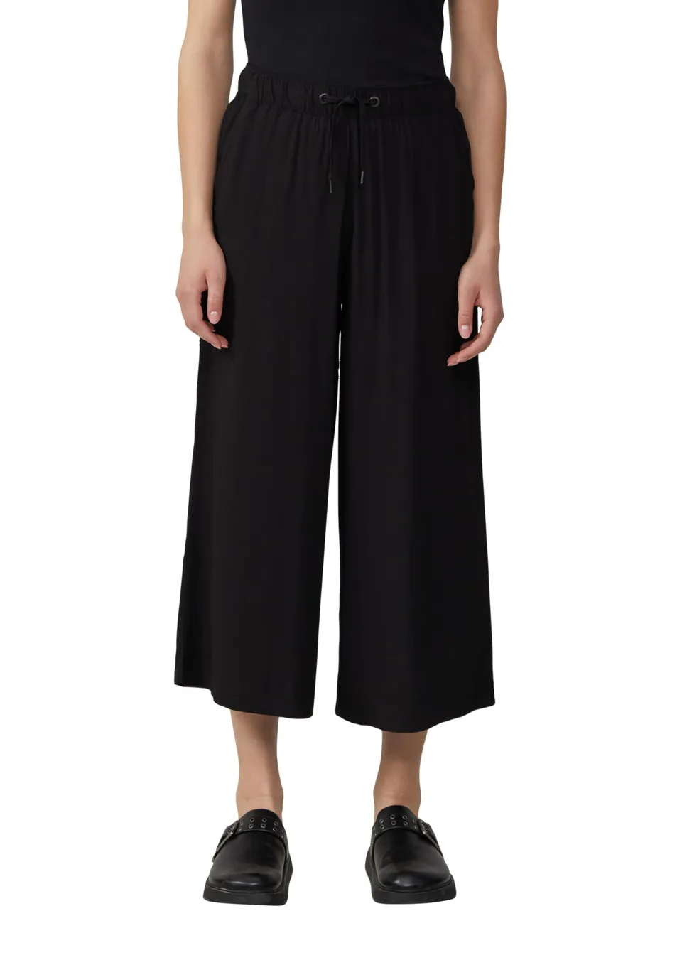 s.Oliver QS Culotte Hose Olivgrün 34 Viskose