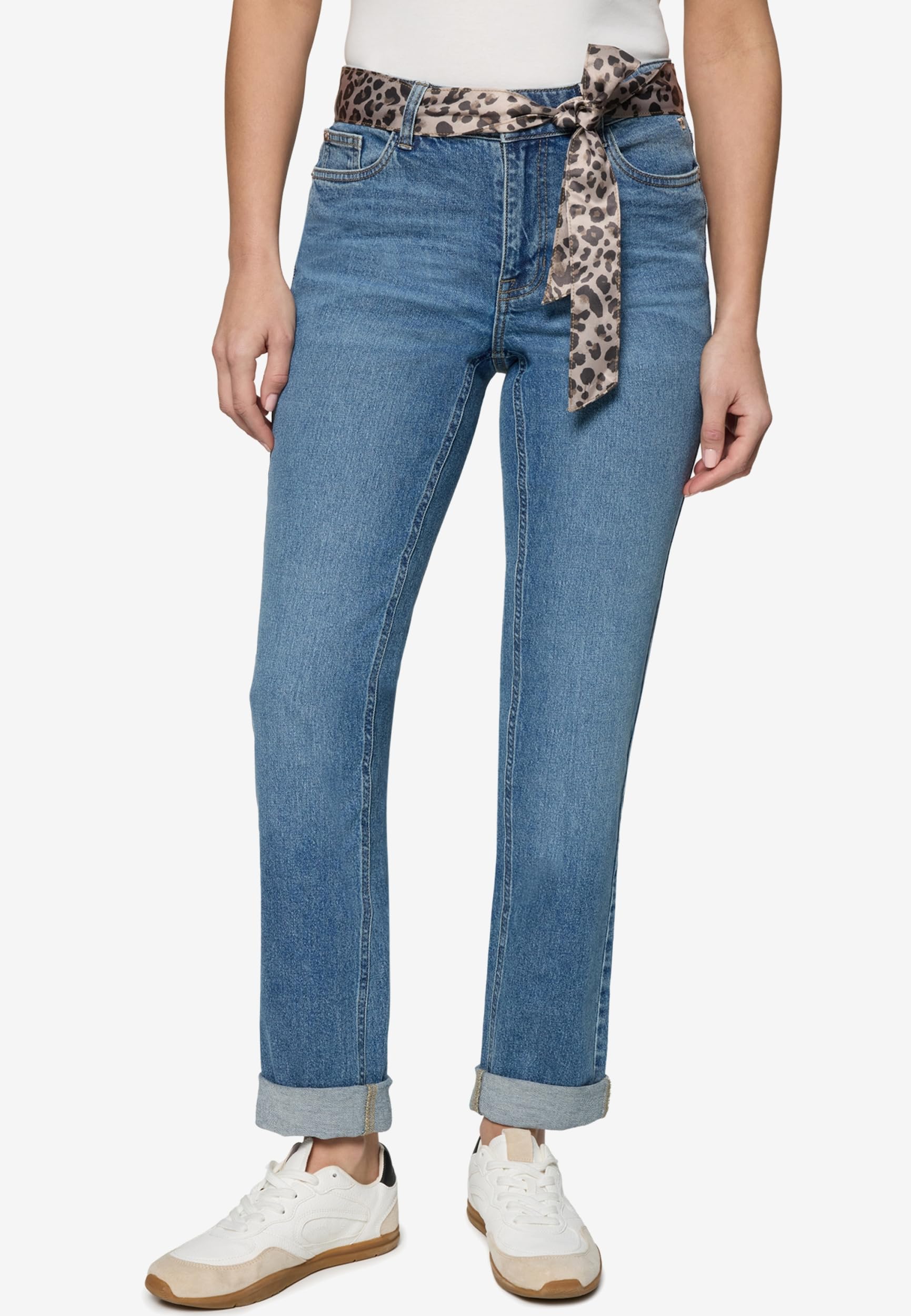 zero Jeans 1/1 Länge Damenjeans mit Stretch