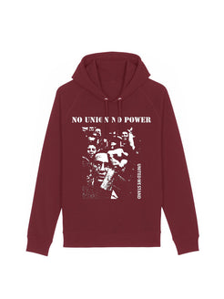 dna merch No Union No Power Hoodie Bio-Baumwolle