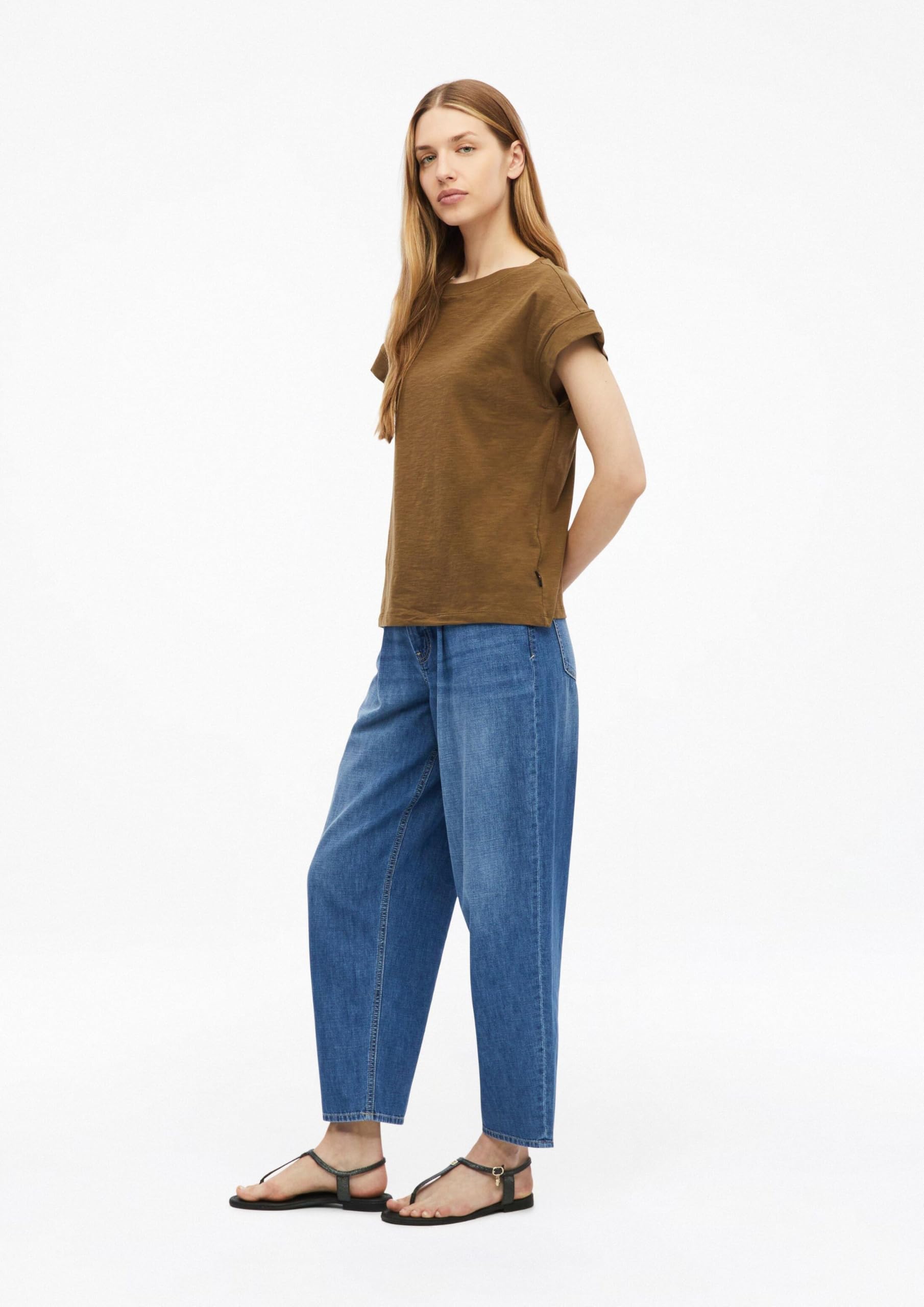 s.Oliver Red Label Top schwarz Flammgarn ärmellos