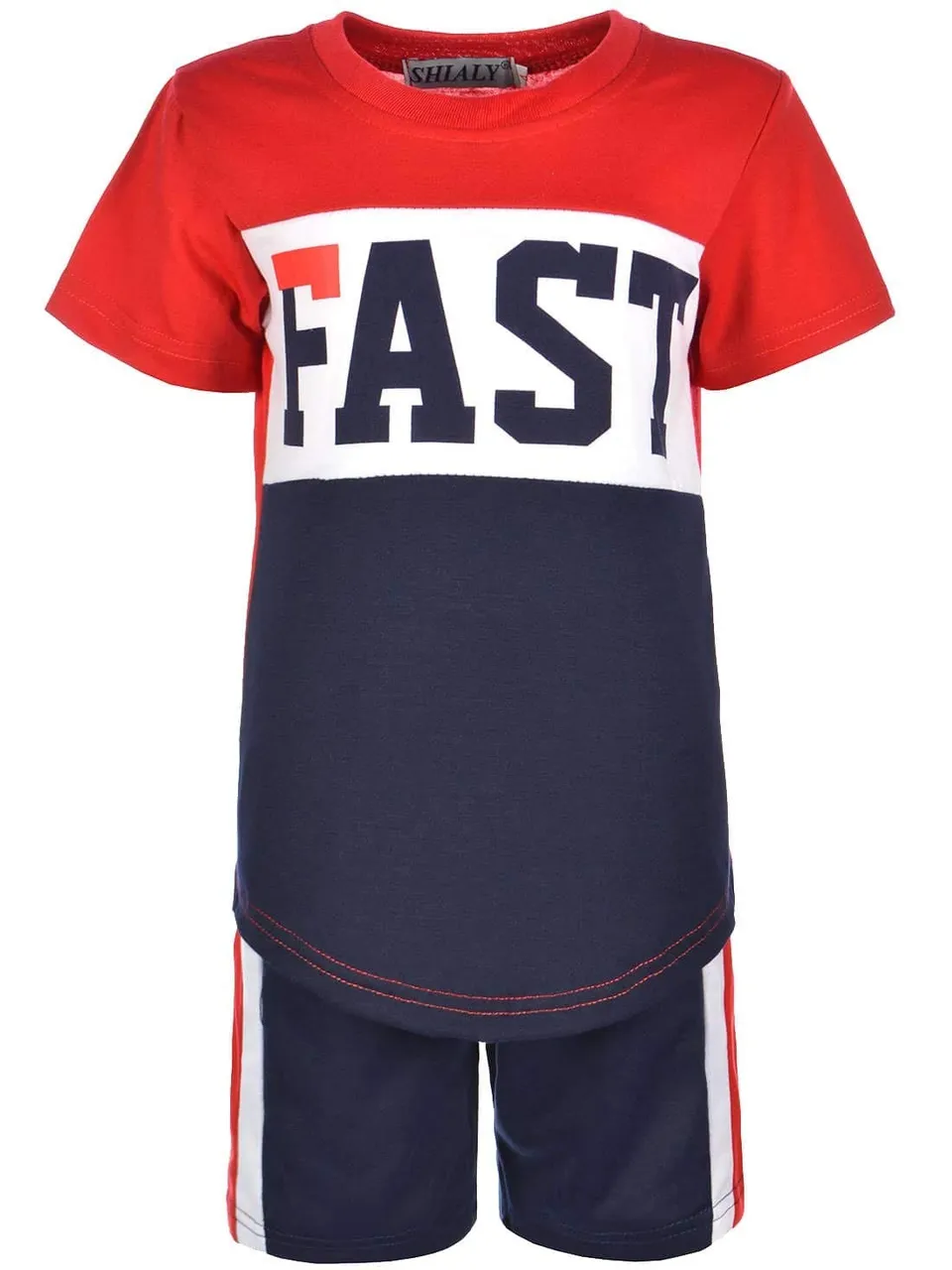 BEZLIT 30310 Sommer Set Jungen Rot 2-tlg bedruckt