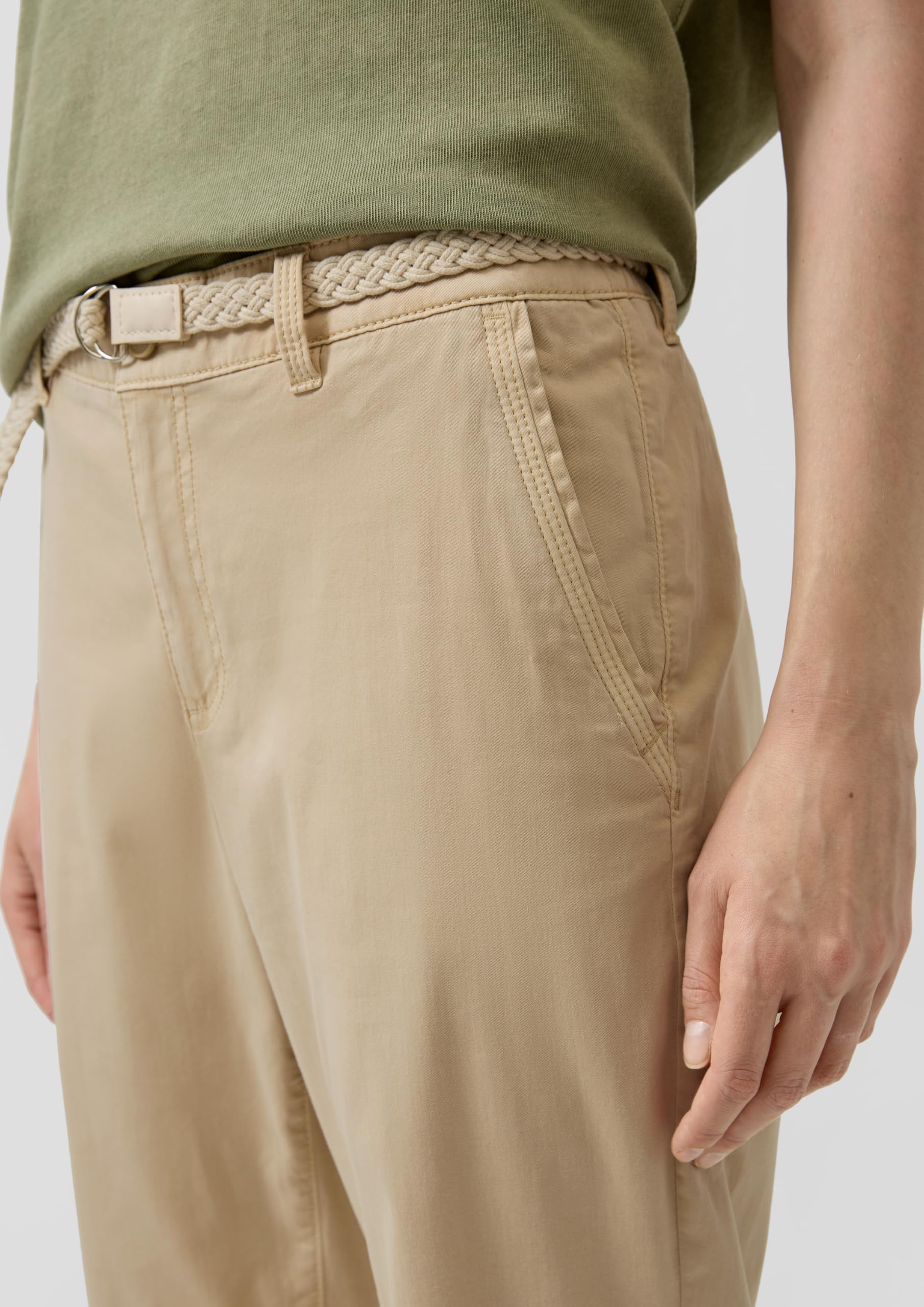 s.Oliver Red Label Chino Gewaschen mit Gürtel Baumwolle