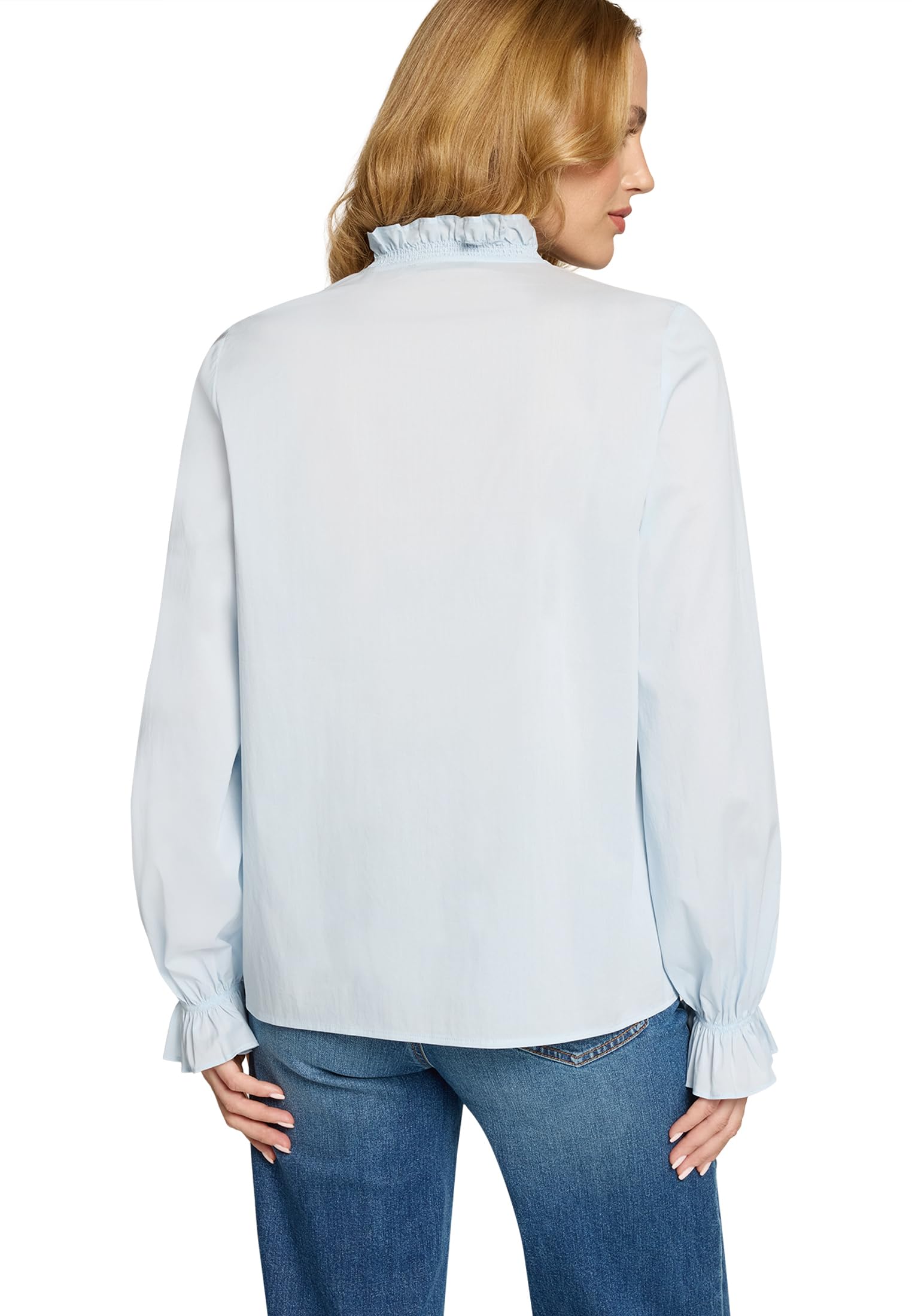 zero Bluse mit Rüschen Damen Skyway Gr. 40 feminin