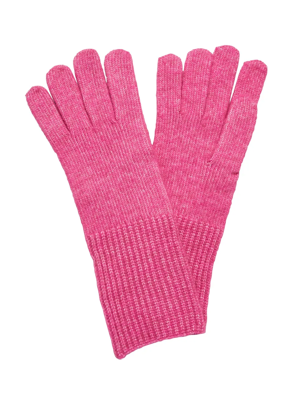 s.Oliver Strickhandschuhe Wollmix Pink Strickhandschuhe
