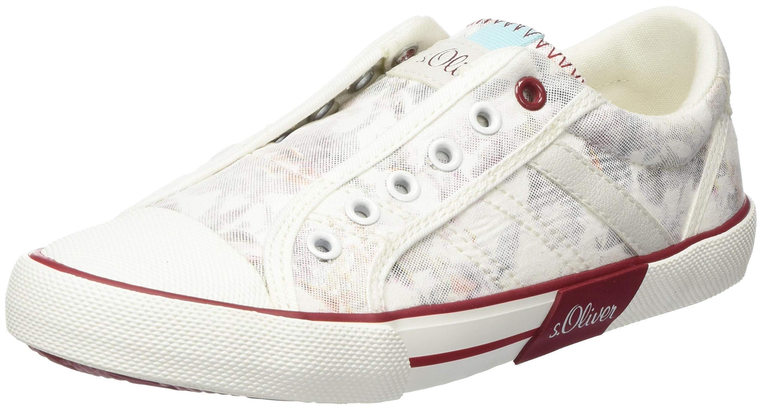 s.Oliver Junior 5-44200-24 Sneaker 33 weiß Blumen