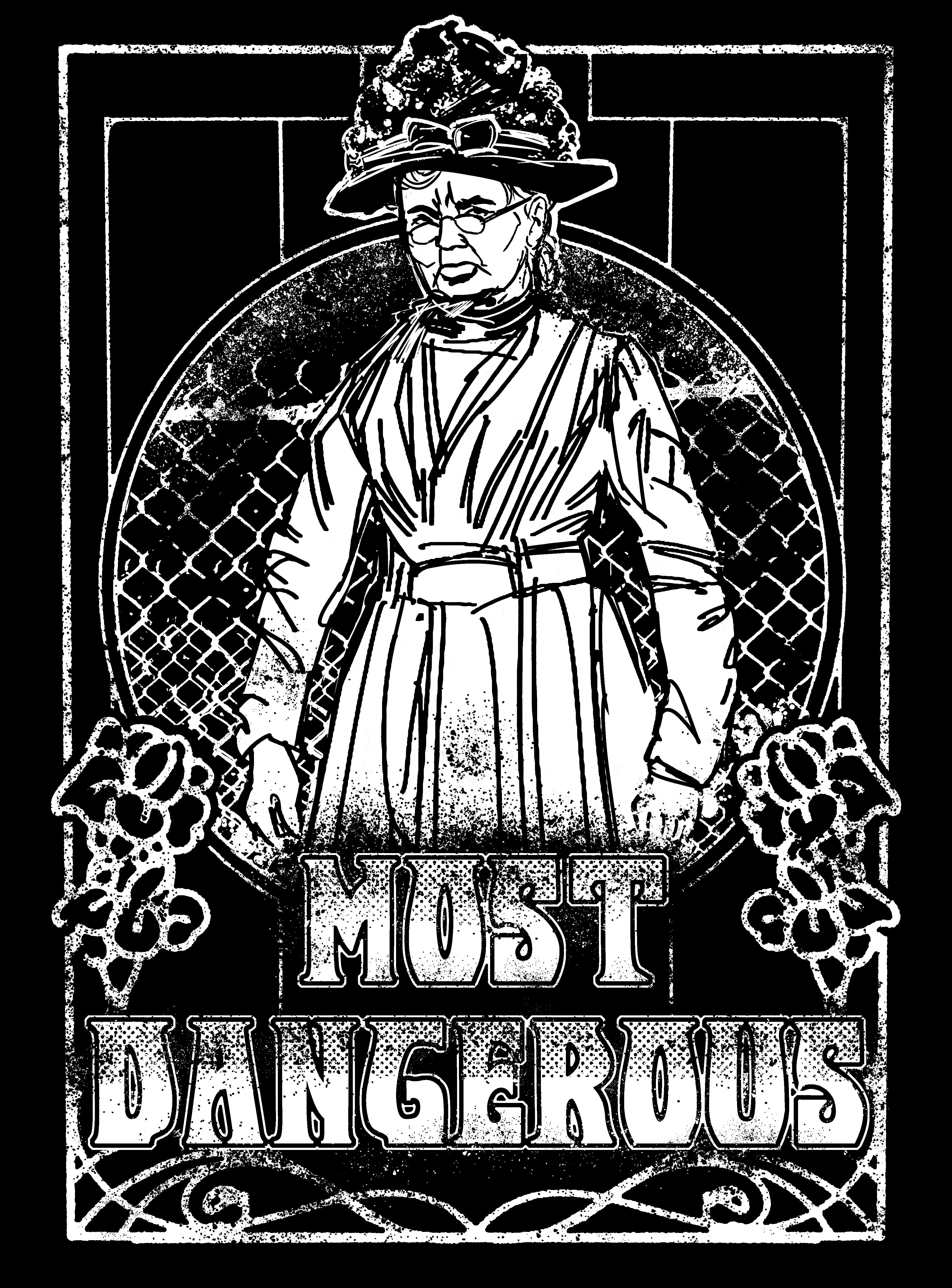 dna merch Most Dangerous Kapuzenpullover schwarz Jones