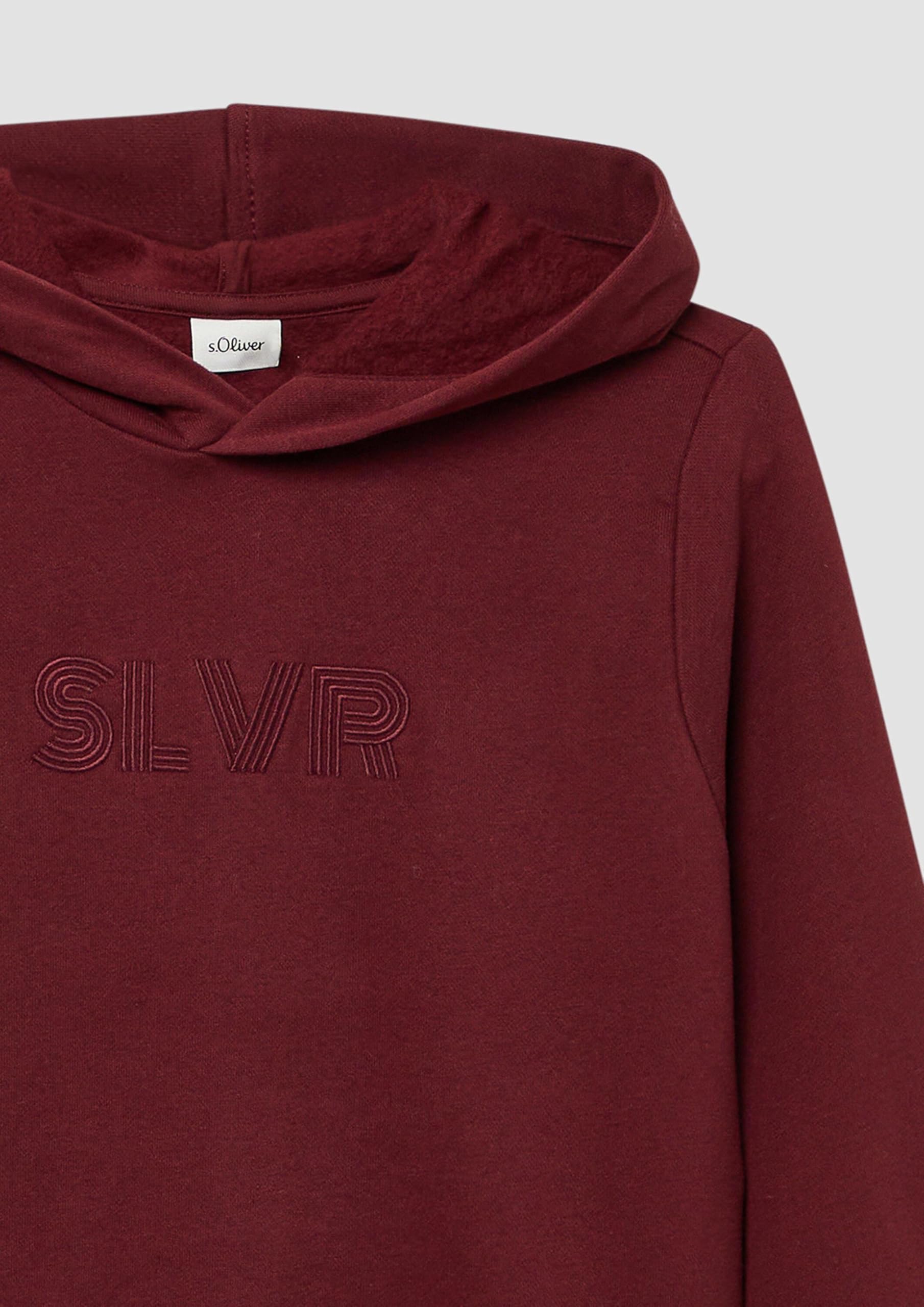 s.Oliver Junior Hoodie 146-152 Rot mit Stickerei