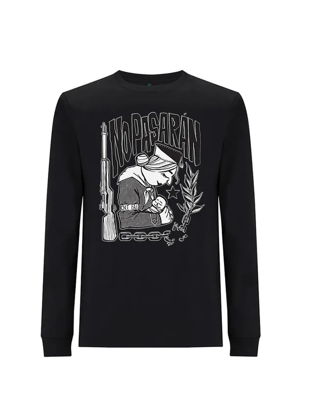 dna merch No Pasarán Longsleeve für Damen