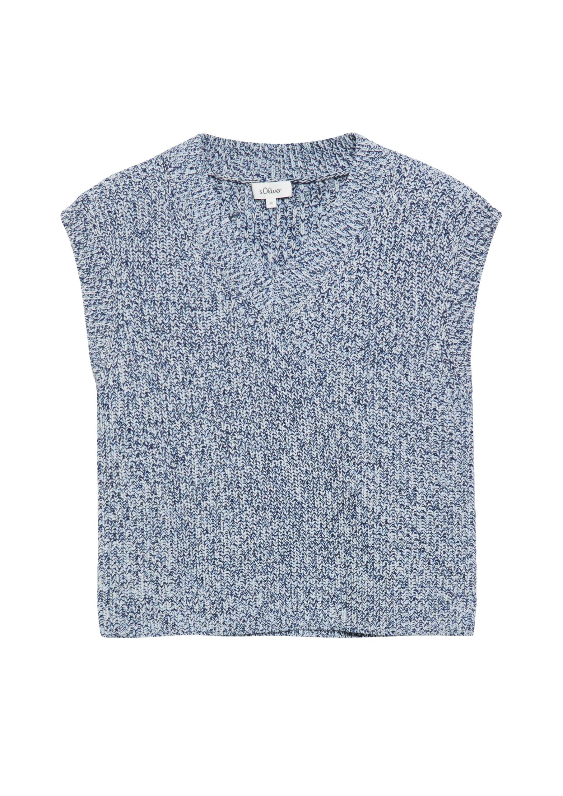 s.Oliver Red Label Pullover Kurzarm Damen Baumwollmix