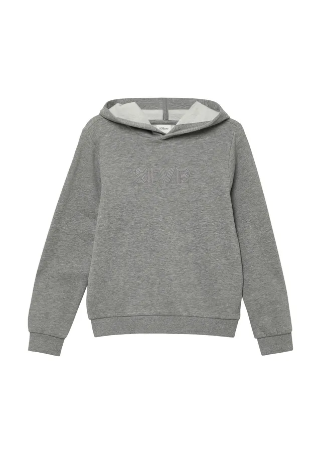 s.Oliver 2170422 Sweatshirt Kapuze Hoodie Grey Black