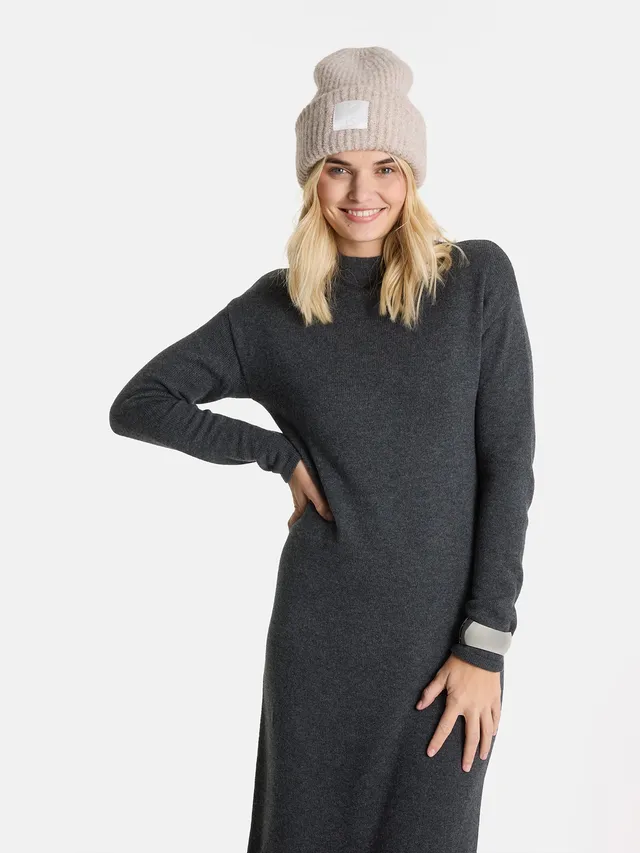 Lieblingsstück LillemorL Strickkleid anthra Wollmix