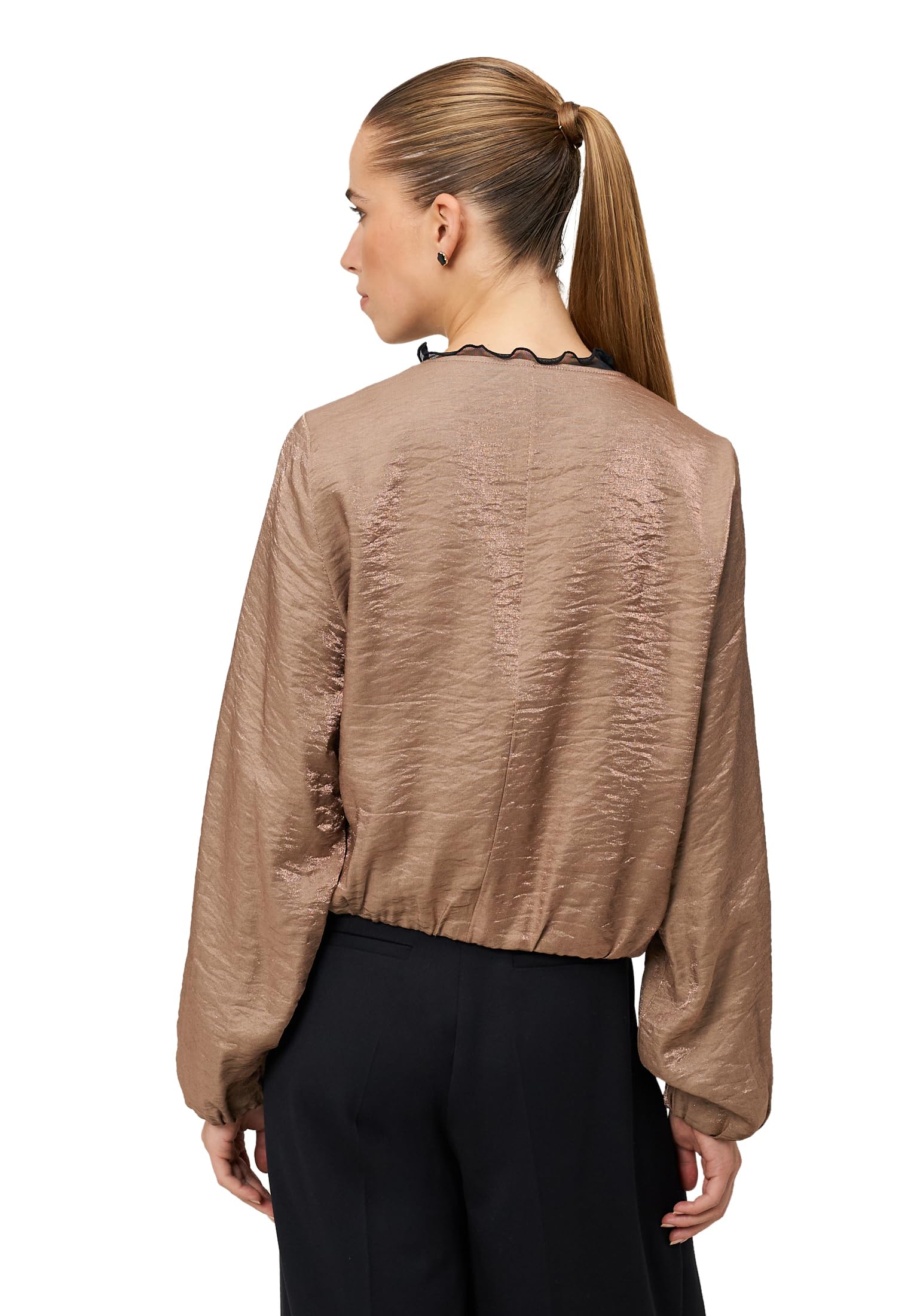 zero Jacke Knittereffekt Gr.40 Mountain Trail modern