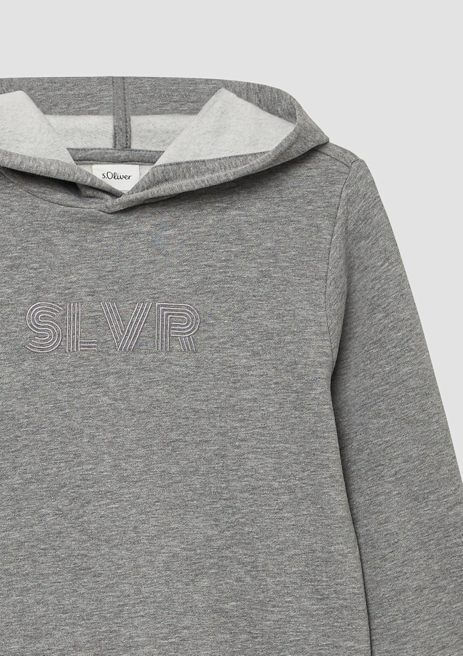 s.Oliver 2170422 Sweatshirt Kapuze Hoodie Grey Black