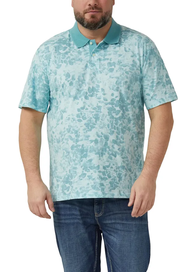 s.Oliver Junior Poloshirt All-Over-Print Flammgarn